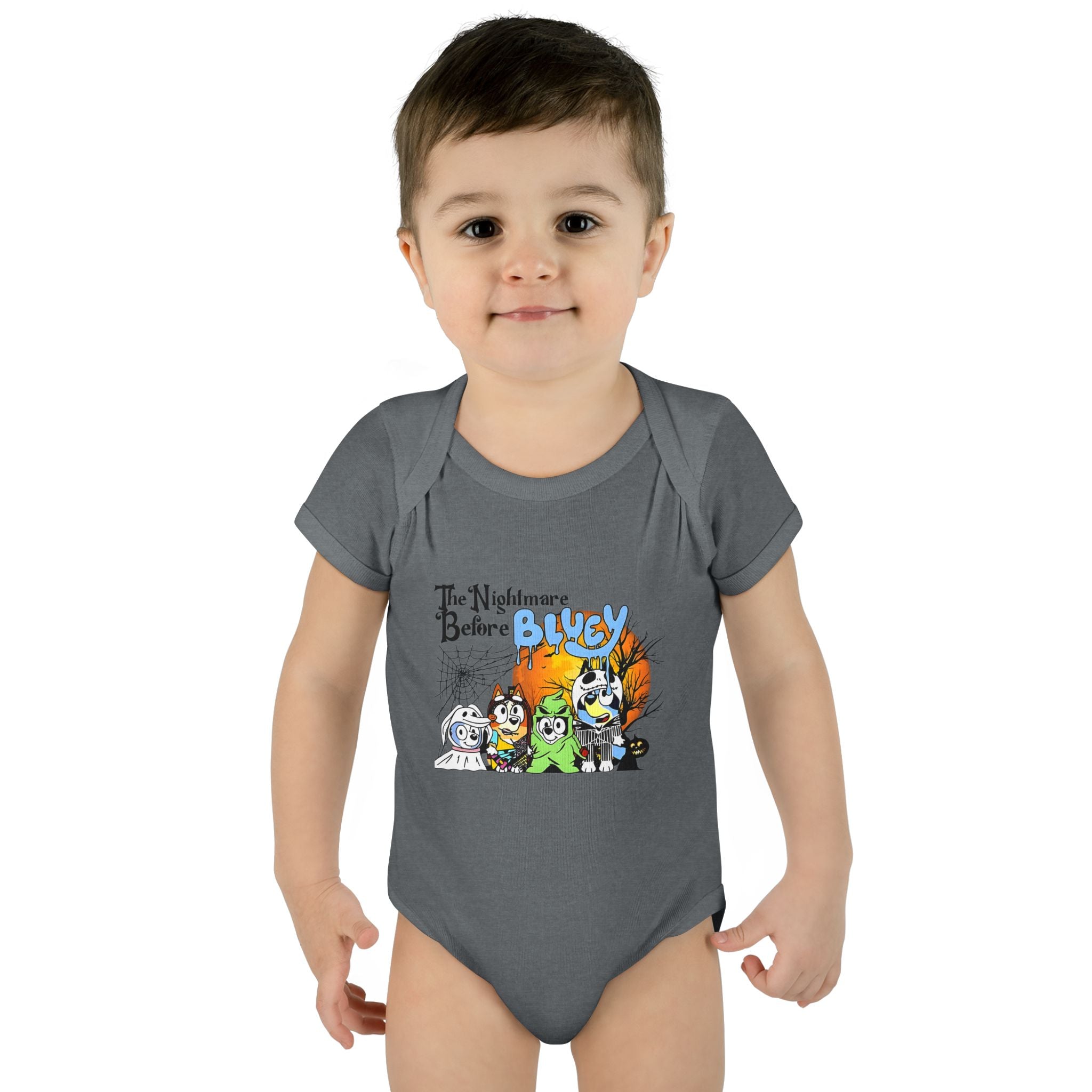 Baby Bodysuit - Cute Cartoon Halloween Infant Onesie