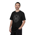 Spider Web Graphic T-Shirt — Vintage Gothic Arachnid Back Print