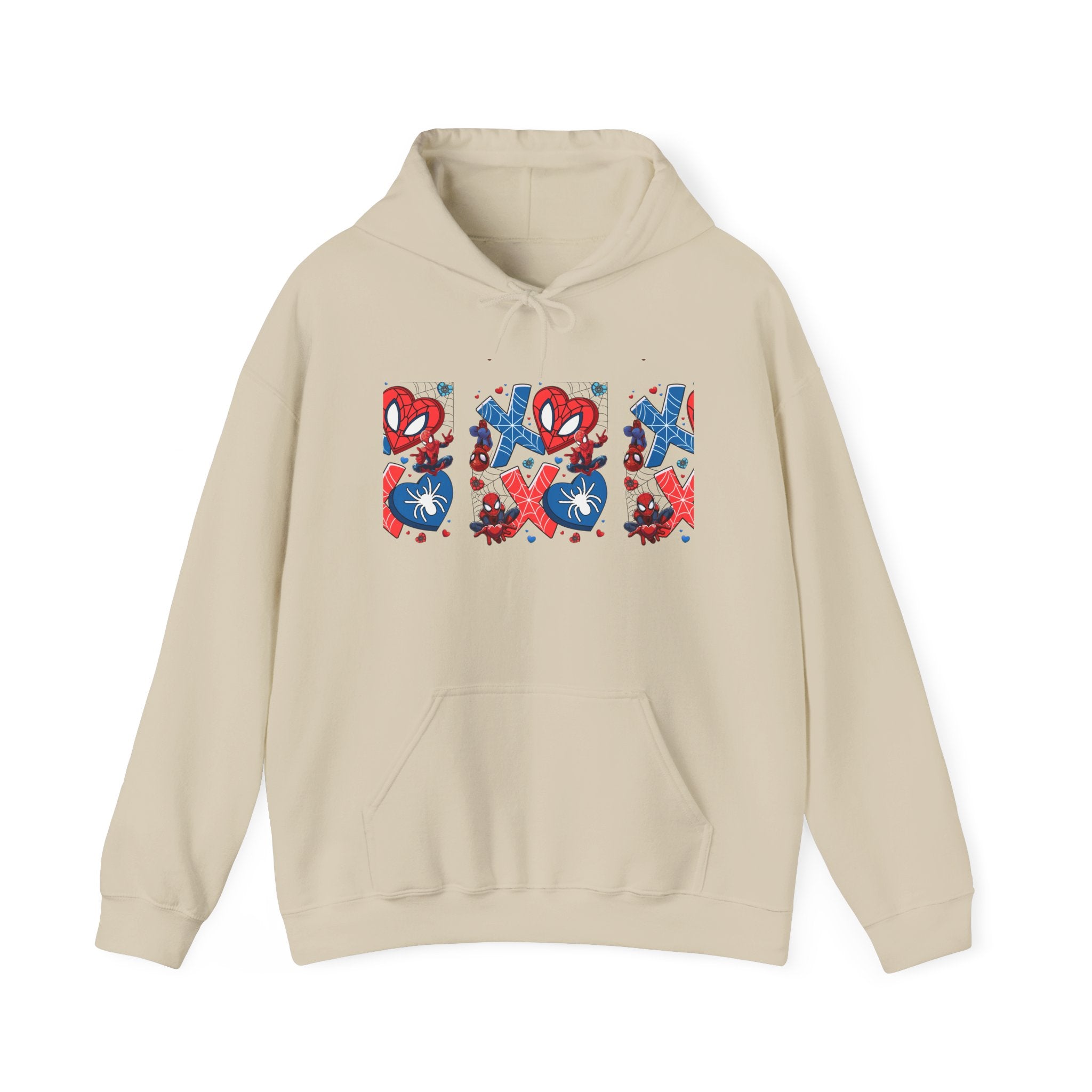 Spider-Man Hearts and Stars Hoodie | Love Design