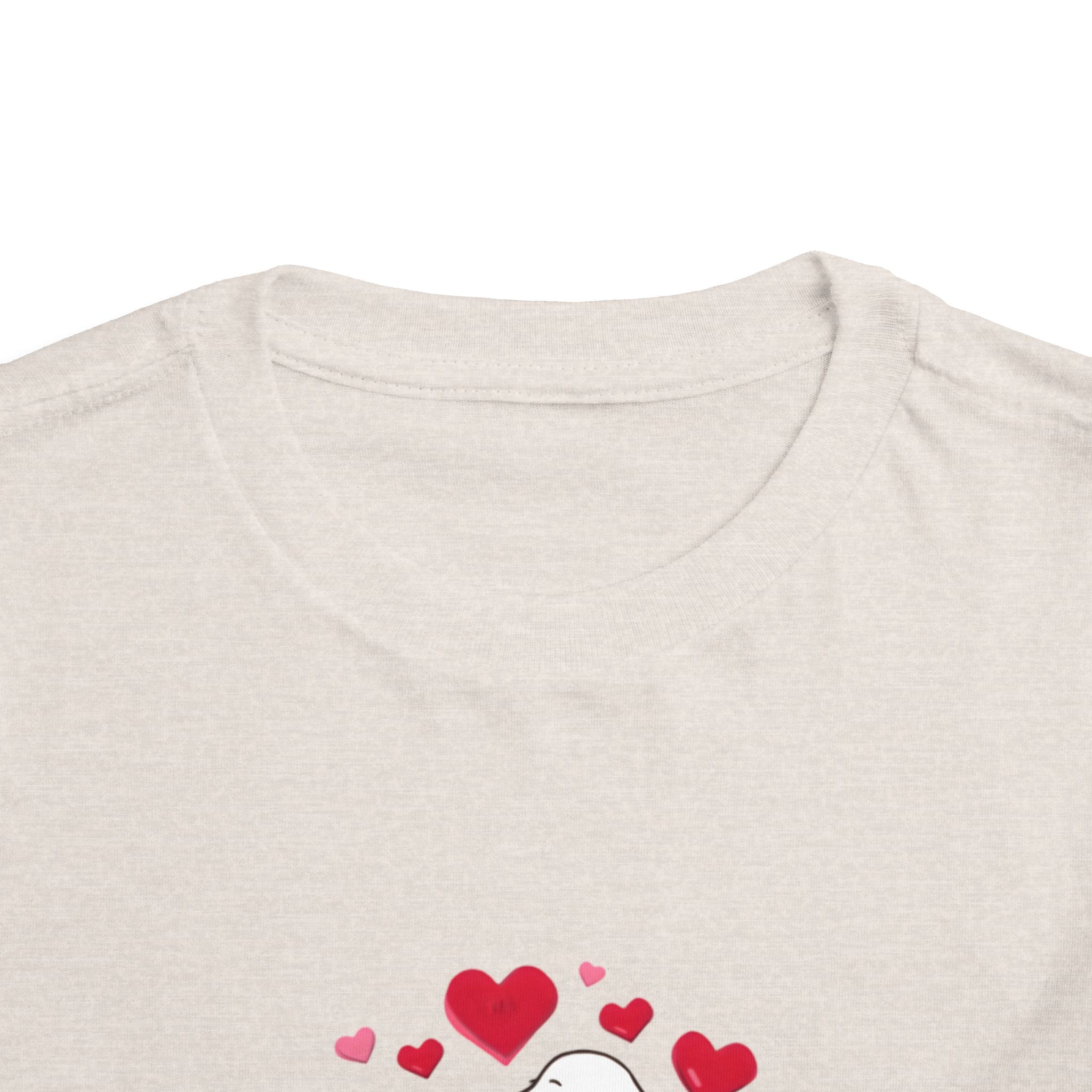 Toddler Tee — Cute Puppy “Love Is in the Air” Valentine Shirt