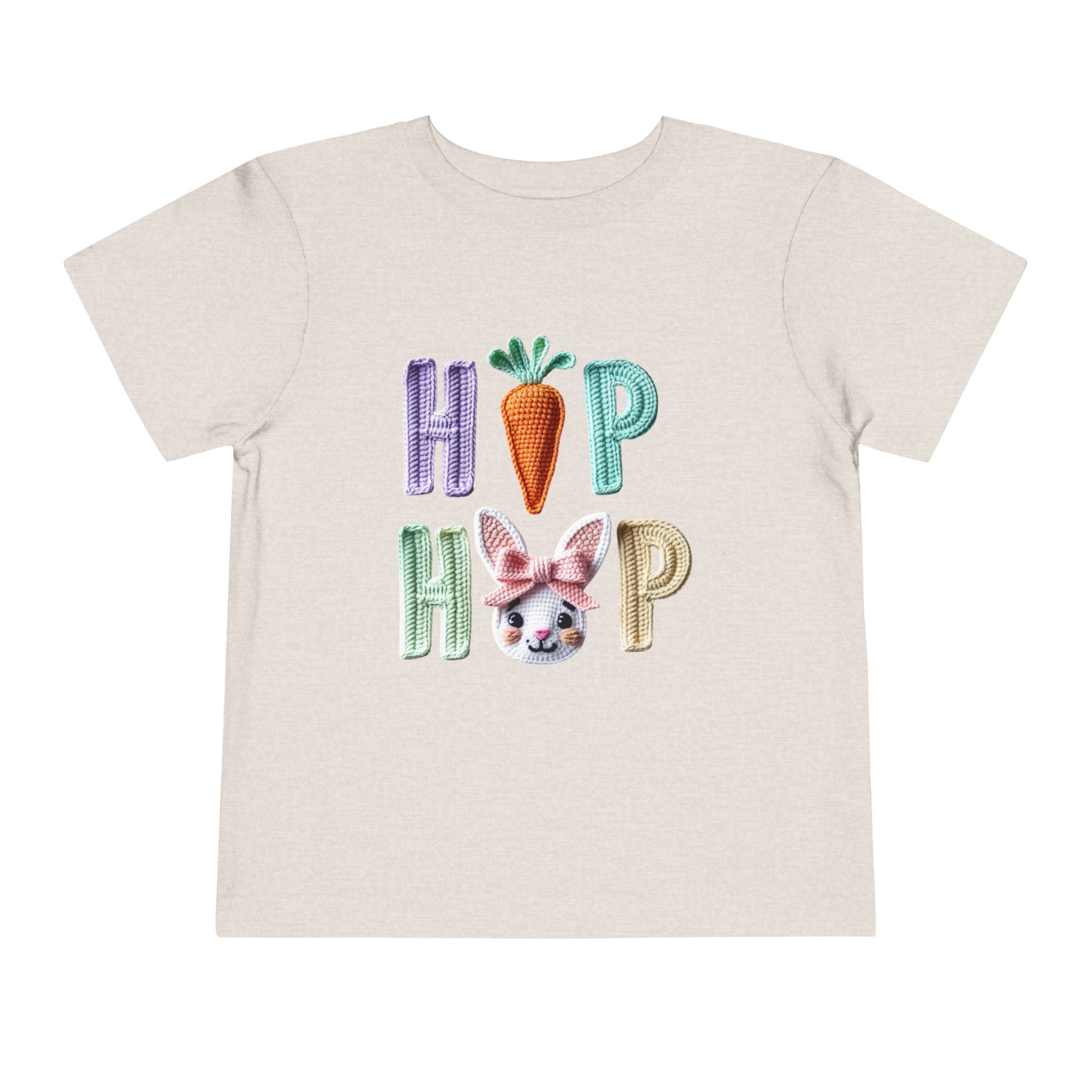 Hip Hop Easter Toddler Tee — Cute Bunny & Carrot Kids Shirt