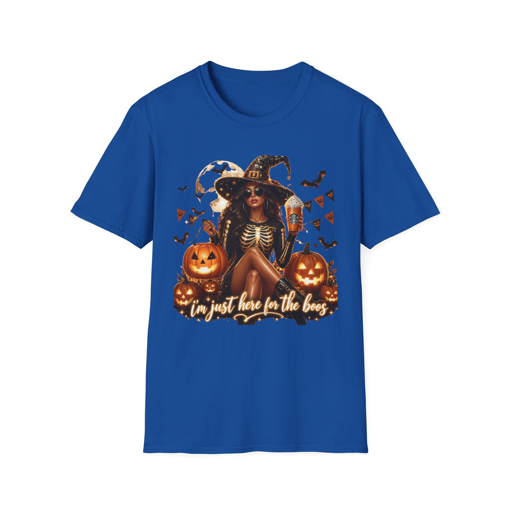 Halloween Witch T-Shirt — "And Just Here in the Boo" Graphic Tee