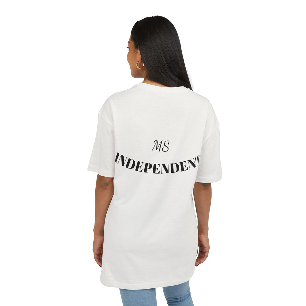 Ms Independent Oversize Tee — Graphic Statement T‑Shirt