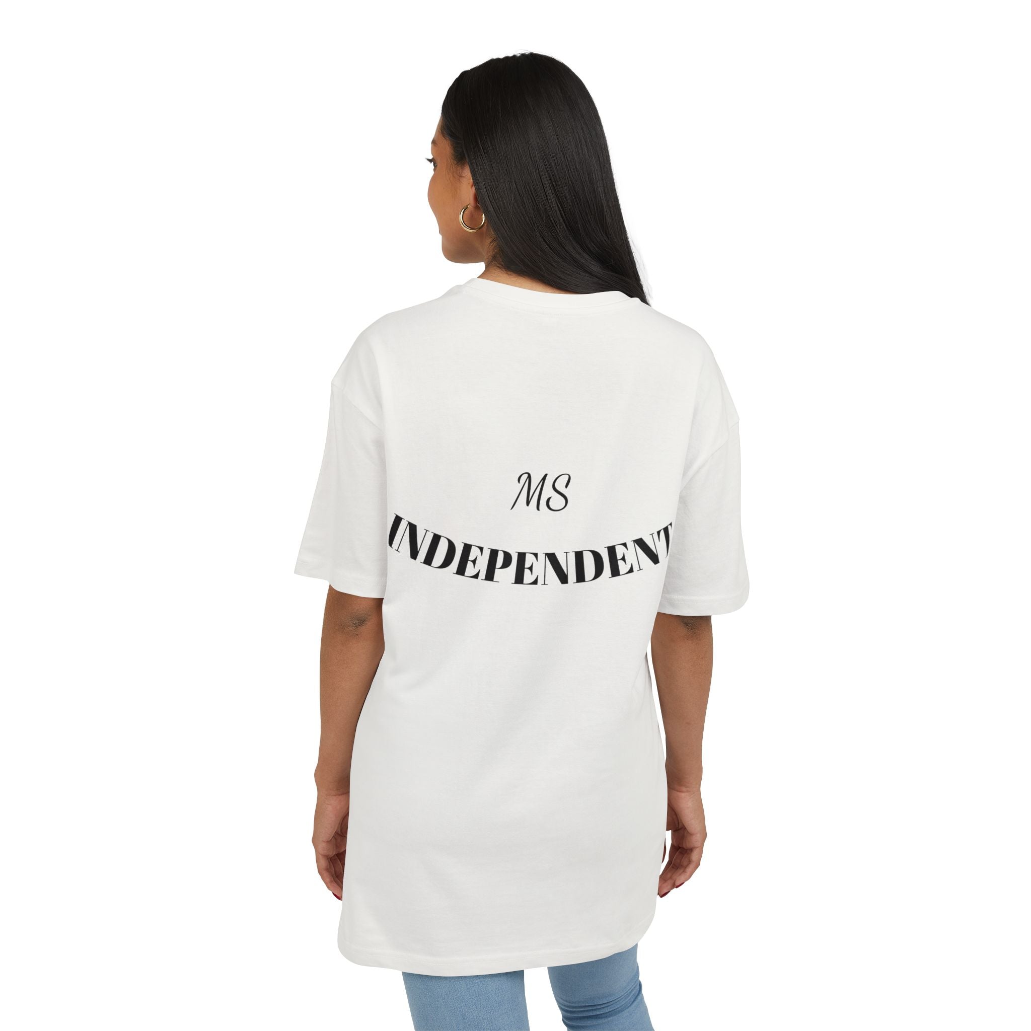 Ms Independent Oversize Tee — Graphic Statement T‑Shirt