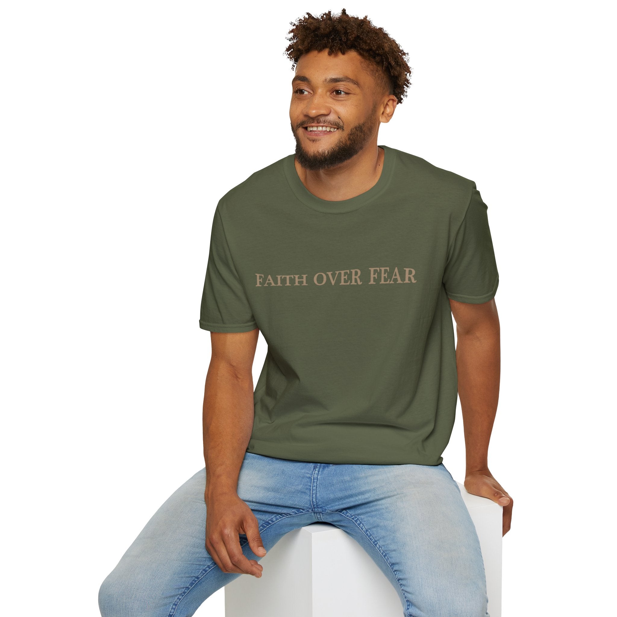 Faith Over Fear T-Shirt — Inspirational Christian Tee