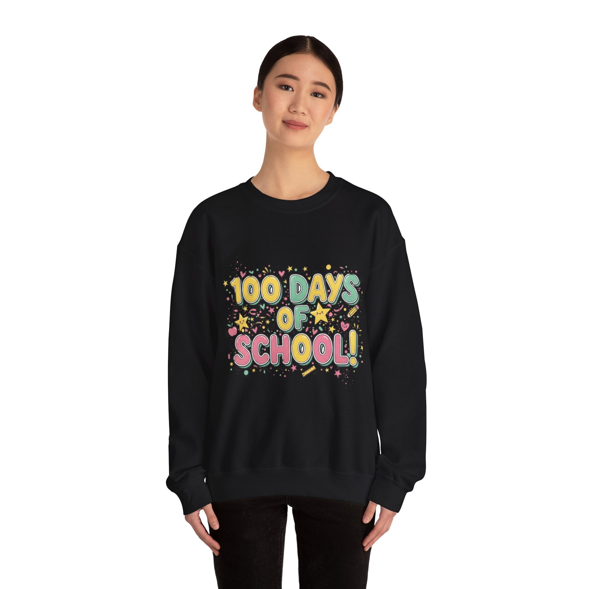 Unisex Heavy Blend™ Crewneck Sweatshirt | 100 Days of school