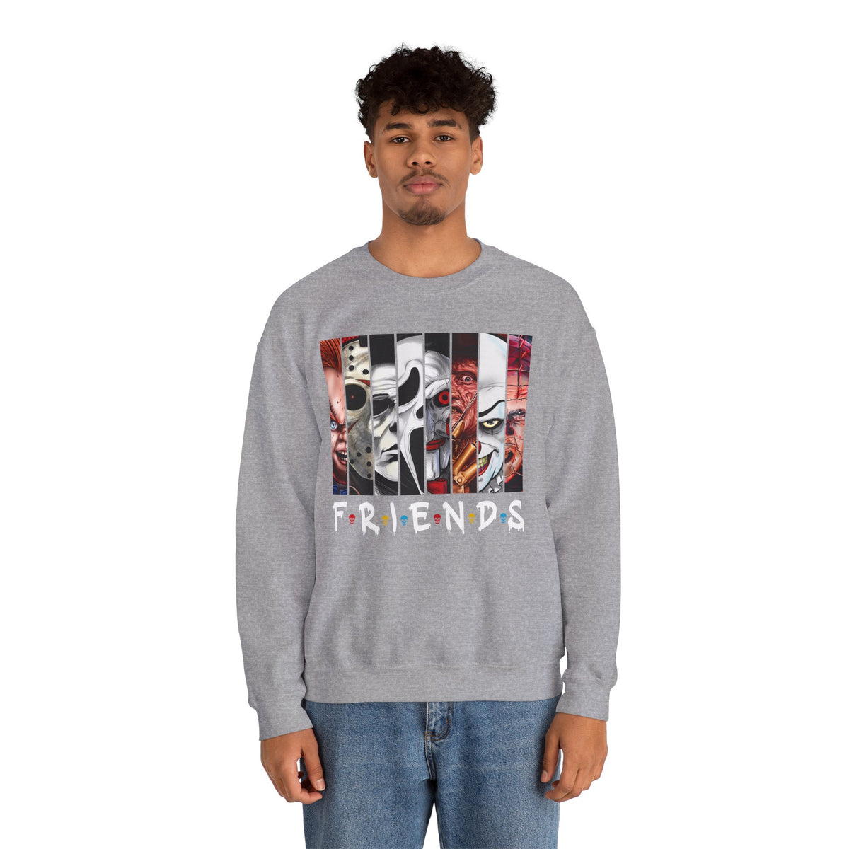 Horror Icons 'Friends' Crewneck Sweatshirt