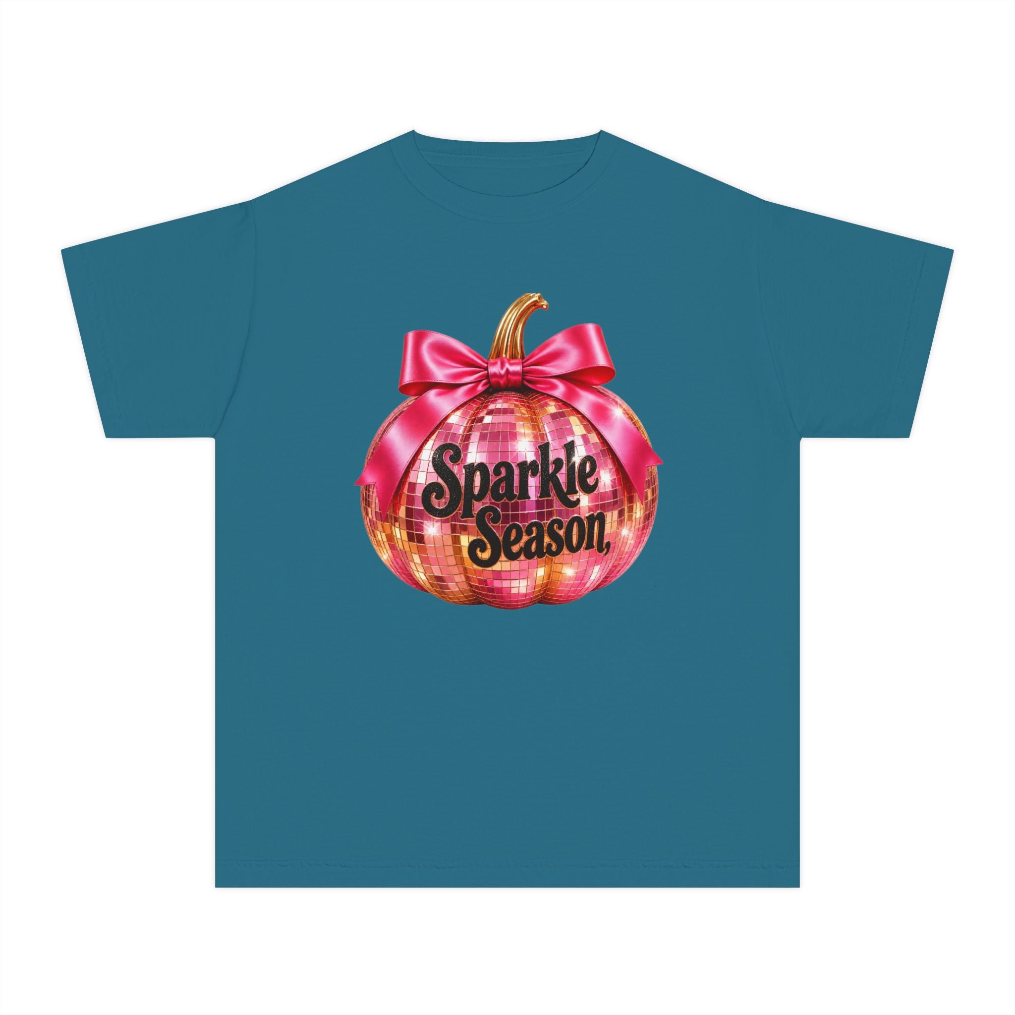 Sparkle Season Pumpkin Youth T‑Shirt