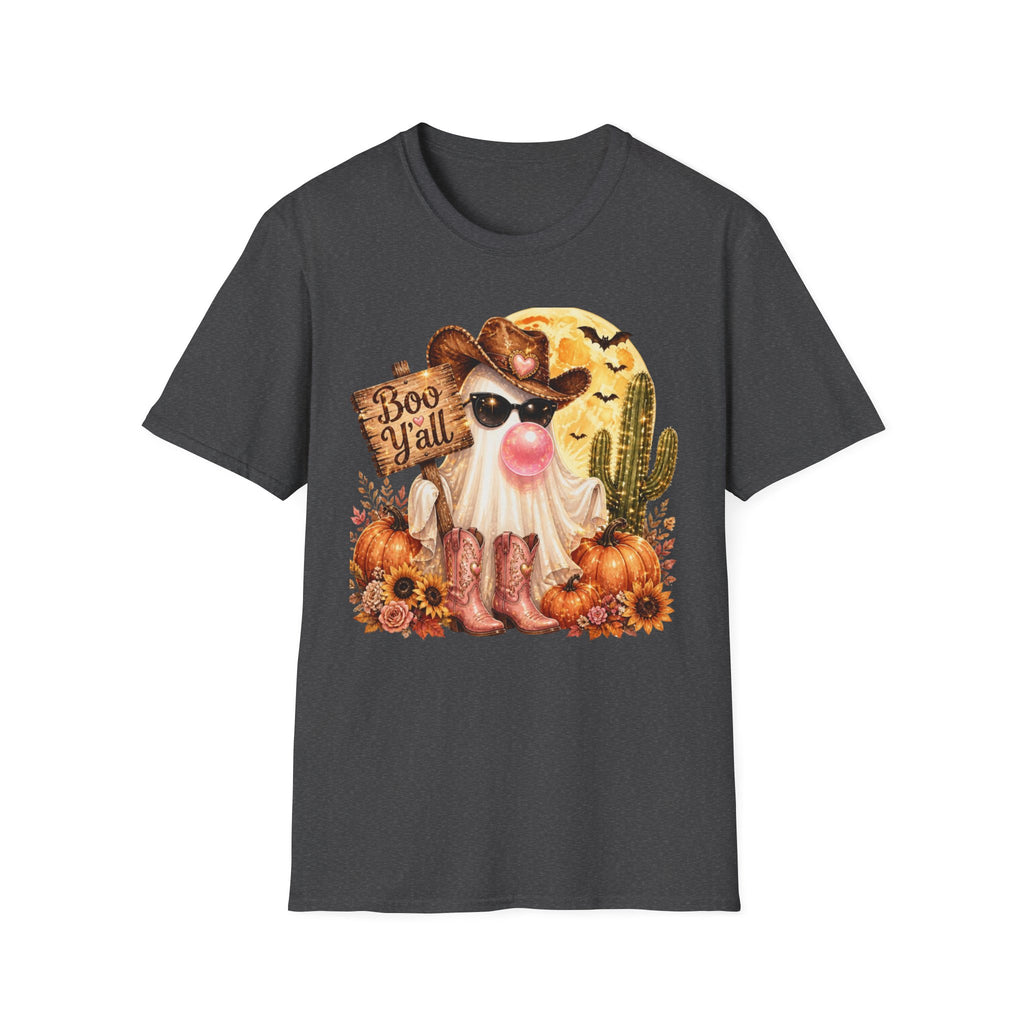 Halloween Gnome T-Shirt — 'Boo Y'all' Western Pumpkin Tee