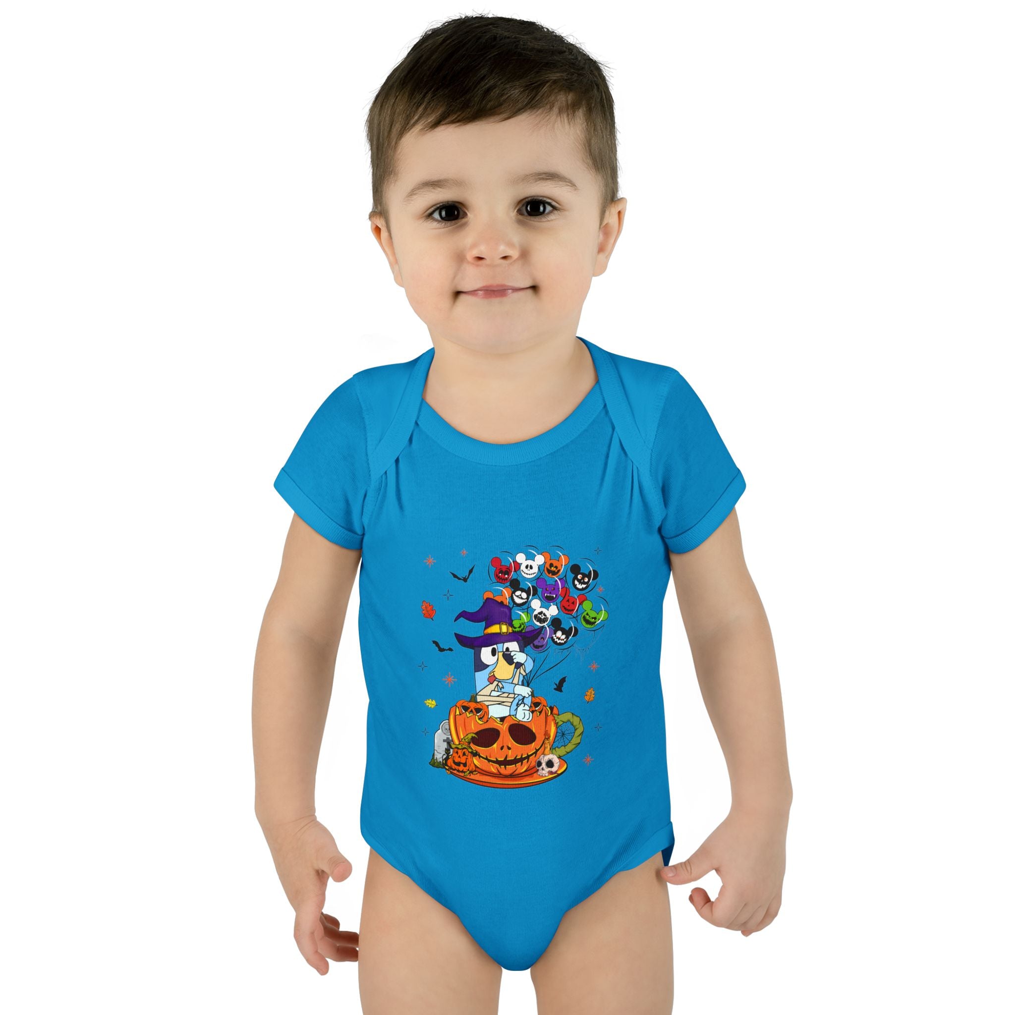Infant Halloween Witch Pumpkin Bodysuit – Cute Baby Trick-or-Treat Costume