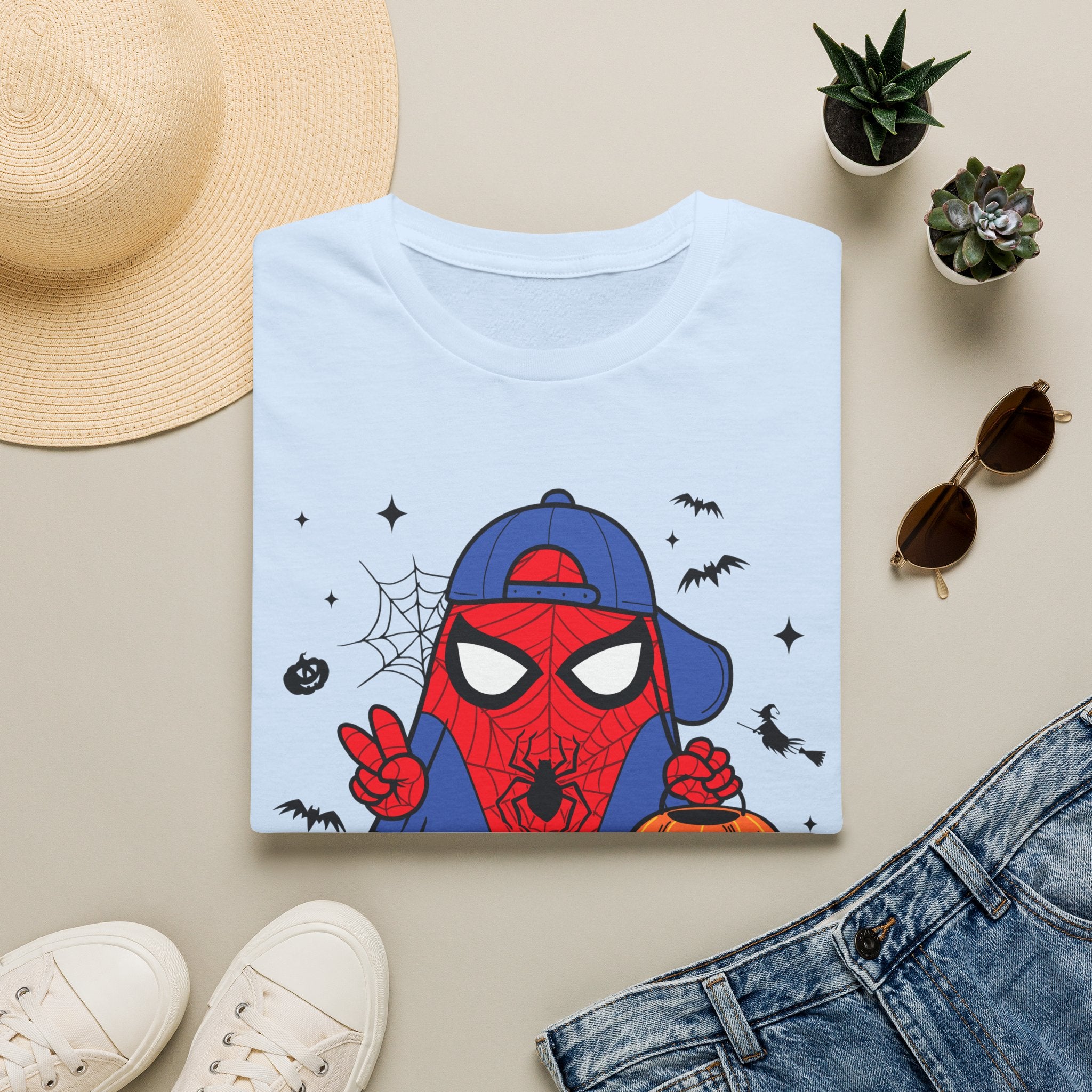 Spidey Trick-or-Treat T-Shirt — Cute Halloween Spider-Man Costume Tee