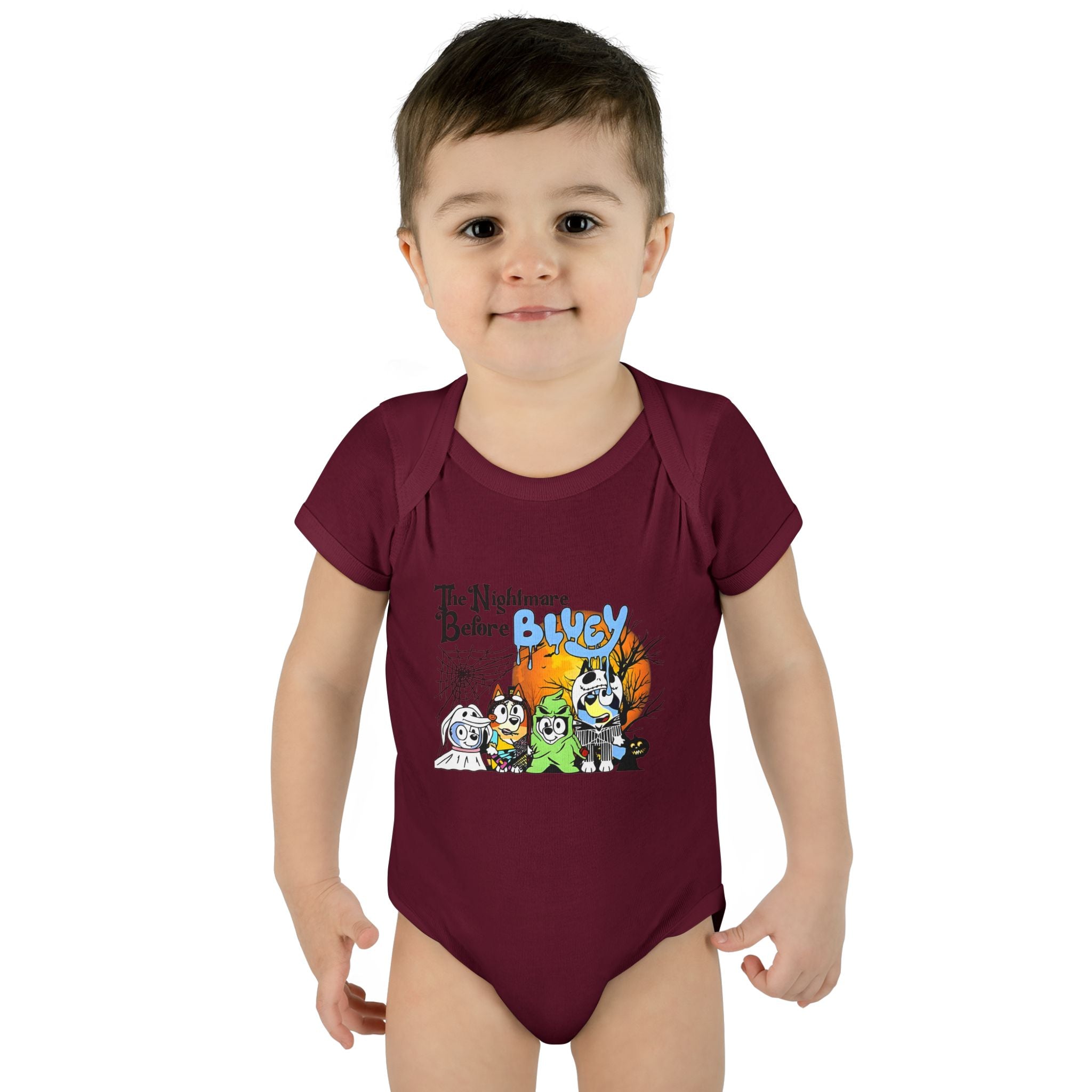 Baby Bodysuit - Cute Cartoon Halloween Infant Onesie