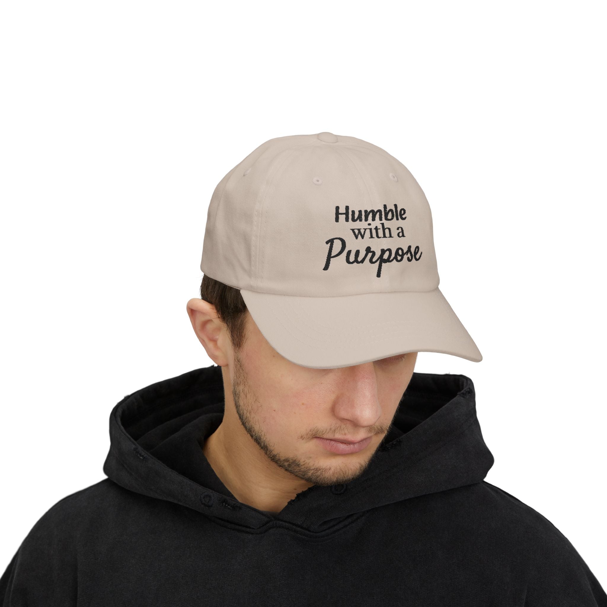 Dad Cap — "Humble with a Purpose" Embroidered Baseball Hat