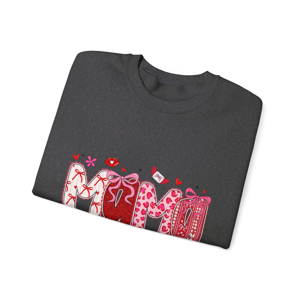 Heart Graphic Sweatshirt - Cute Valentine’s Day