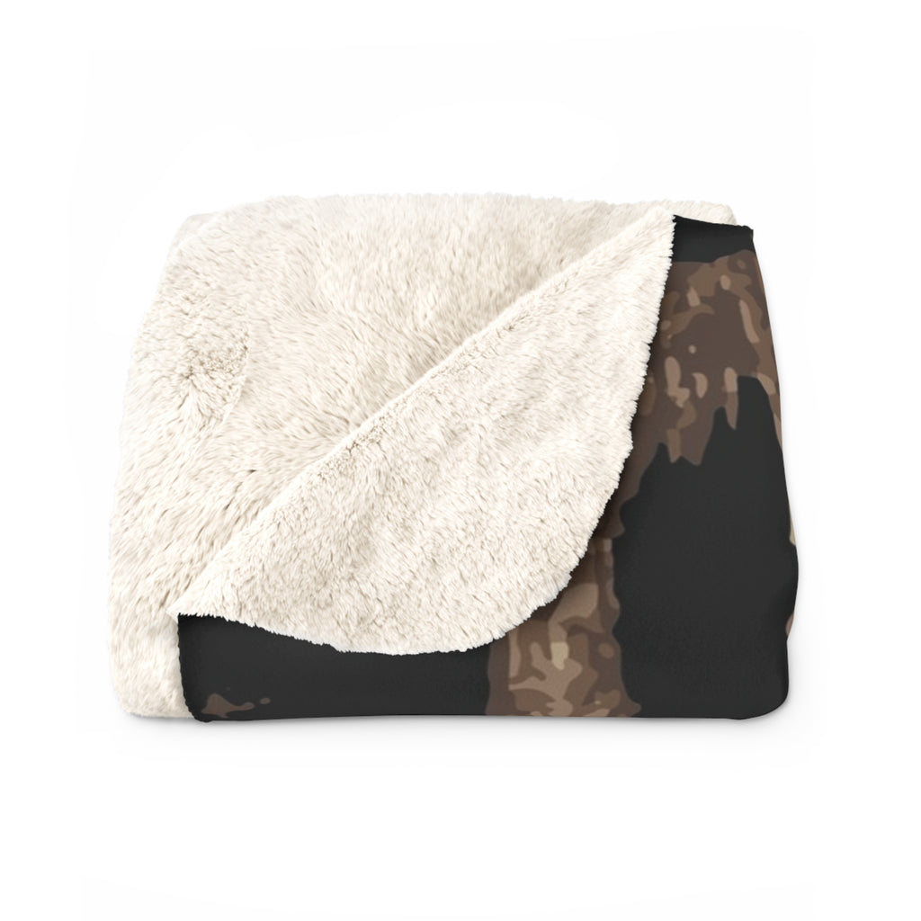 Leopard Print Sherpa Blanket — Cozy Faux Fur Throw for Home & Travel