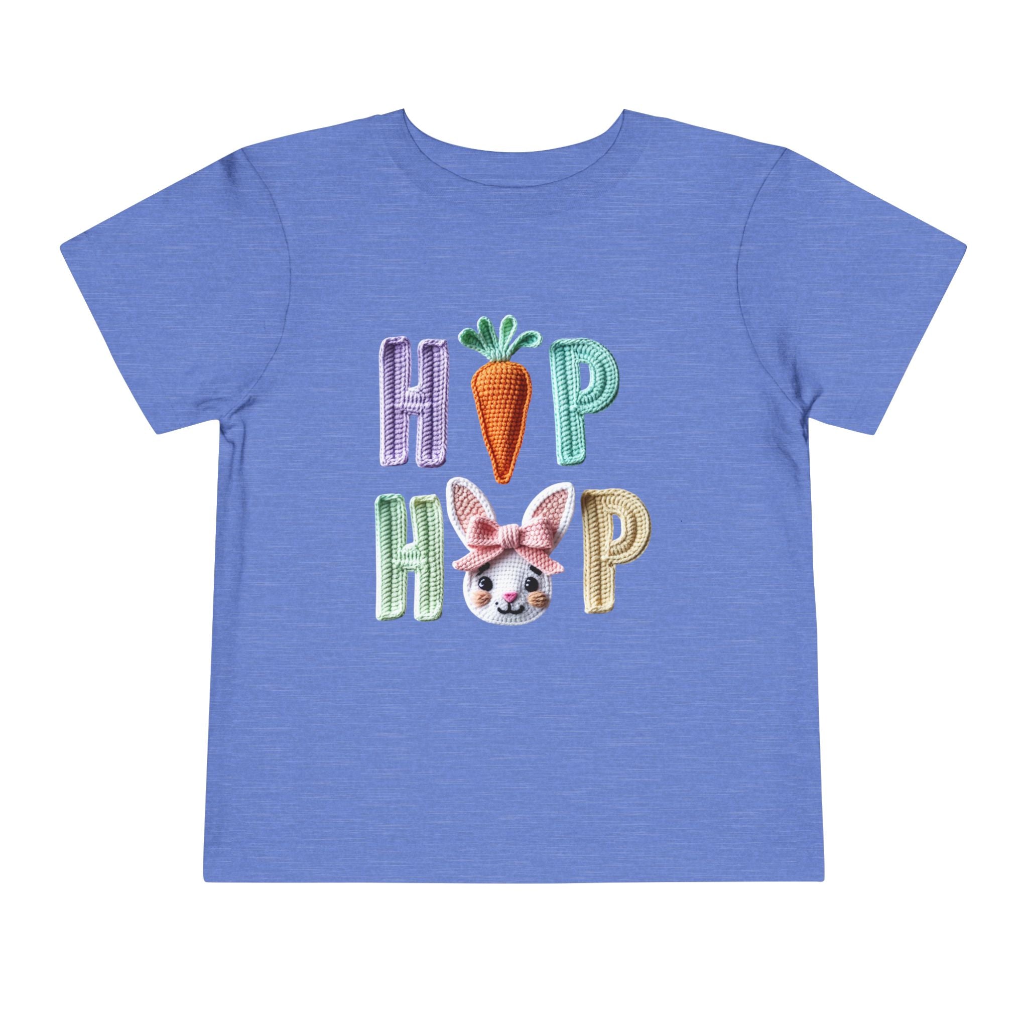 Hip Hop Easter Toddler Tee — Cute Bunny & Carrot Kids Shirt