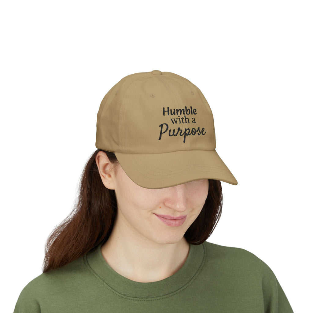 Dad Cap — "Humble with a Purpose" Embroidered Baseball Hat