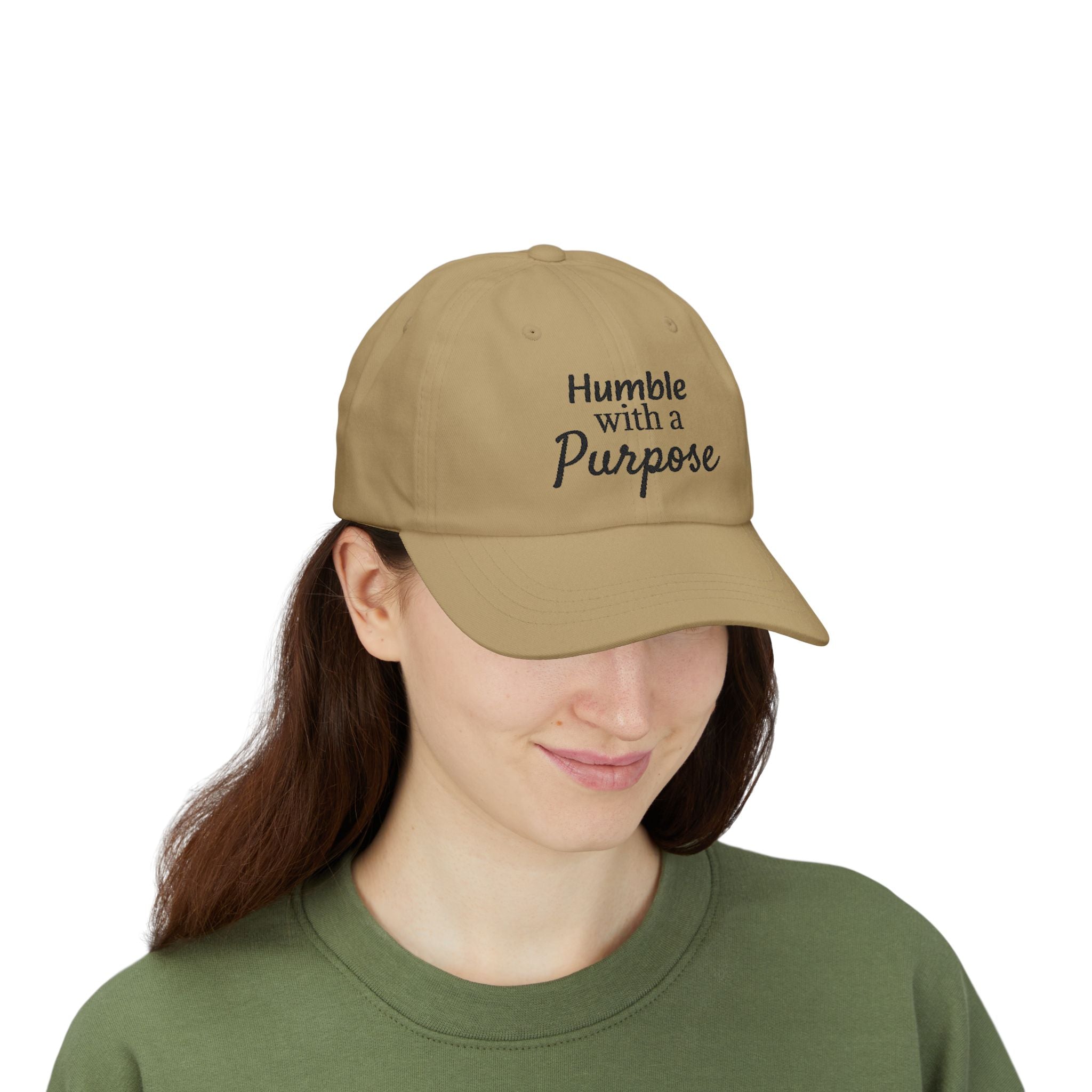 Dad Cap — "Humble with a Purpose" Embroidered Baseball Hat