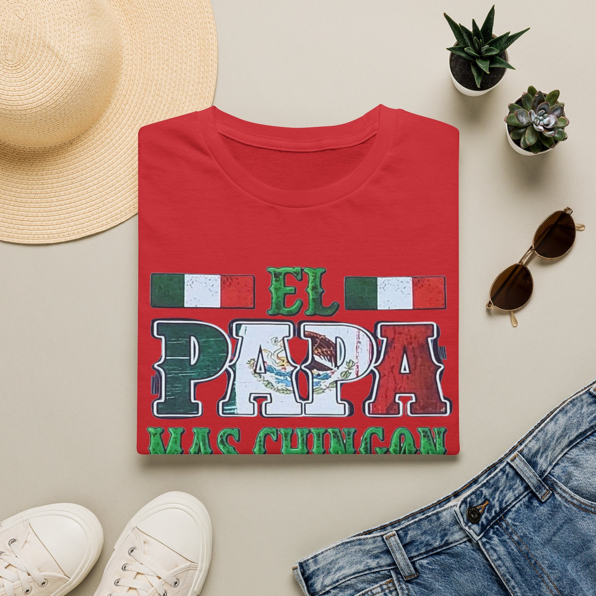 El Papá Más Chingón T-Shirt – Mexican Flag Father's Day Tee