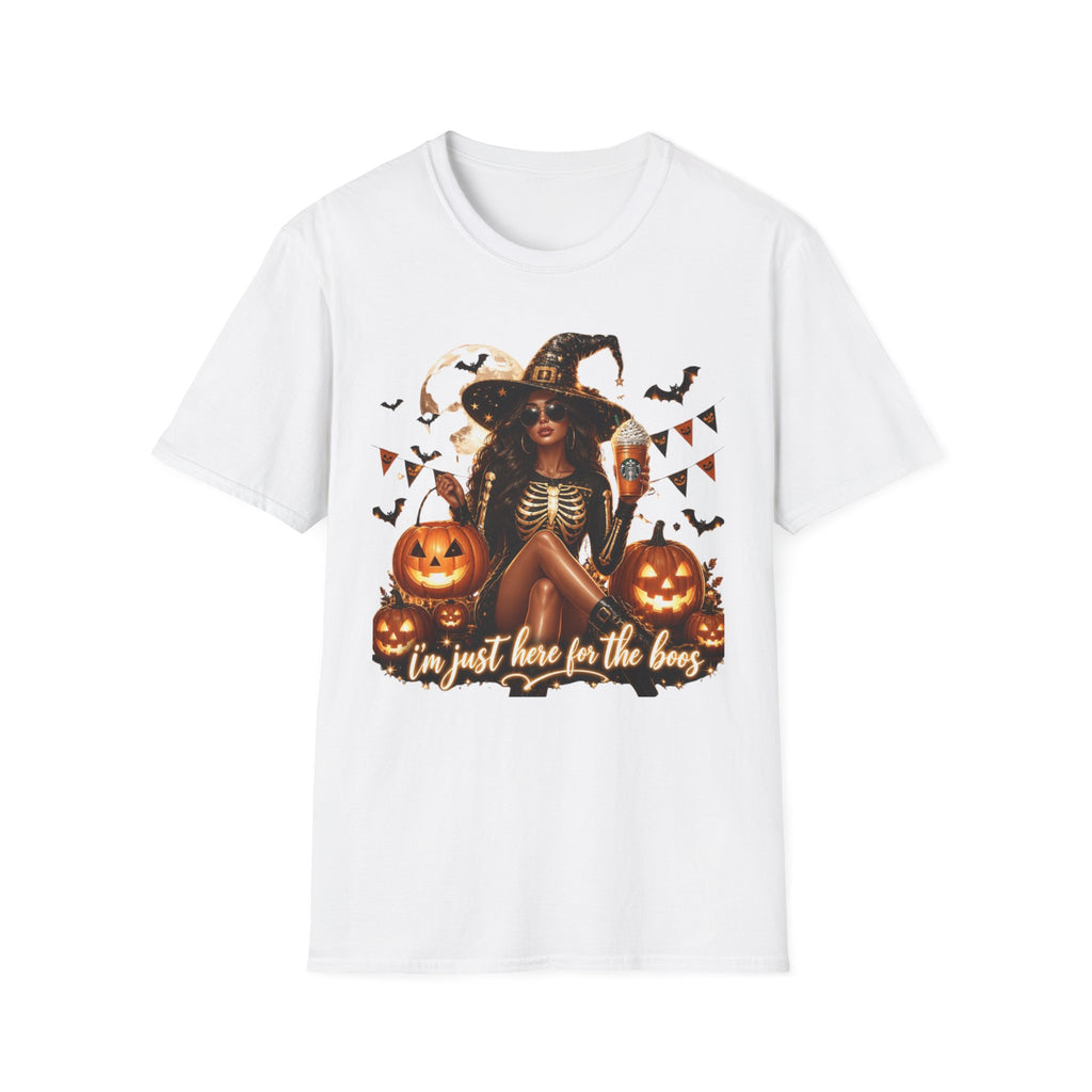 Halloween Witch T-Shirt — "And Just Here in the Boo" Graphic Tee