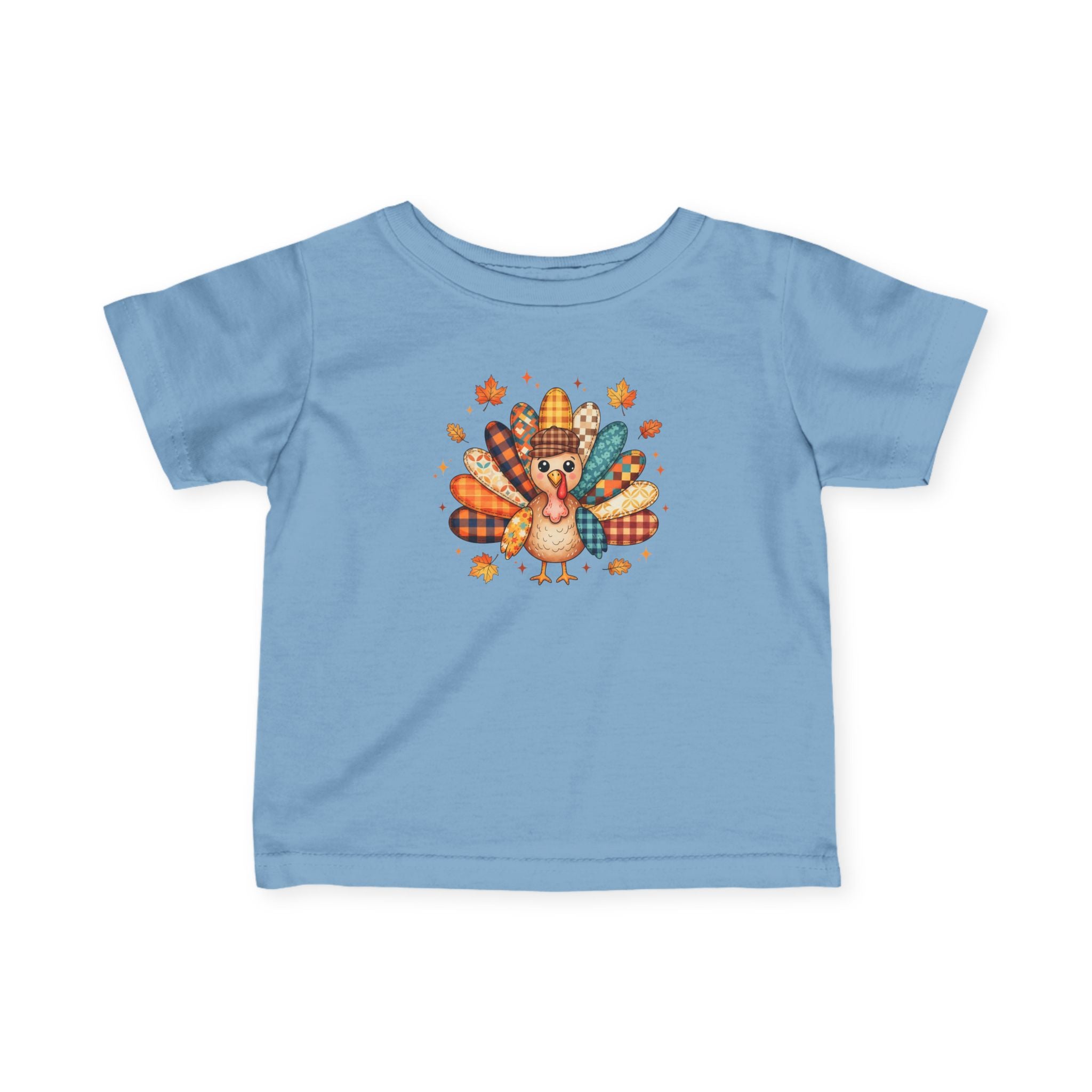Infant Tee — Cute Thanksgiving Turkey Graphic Baby Shirt