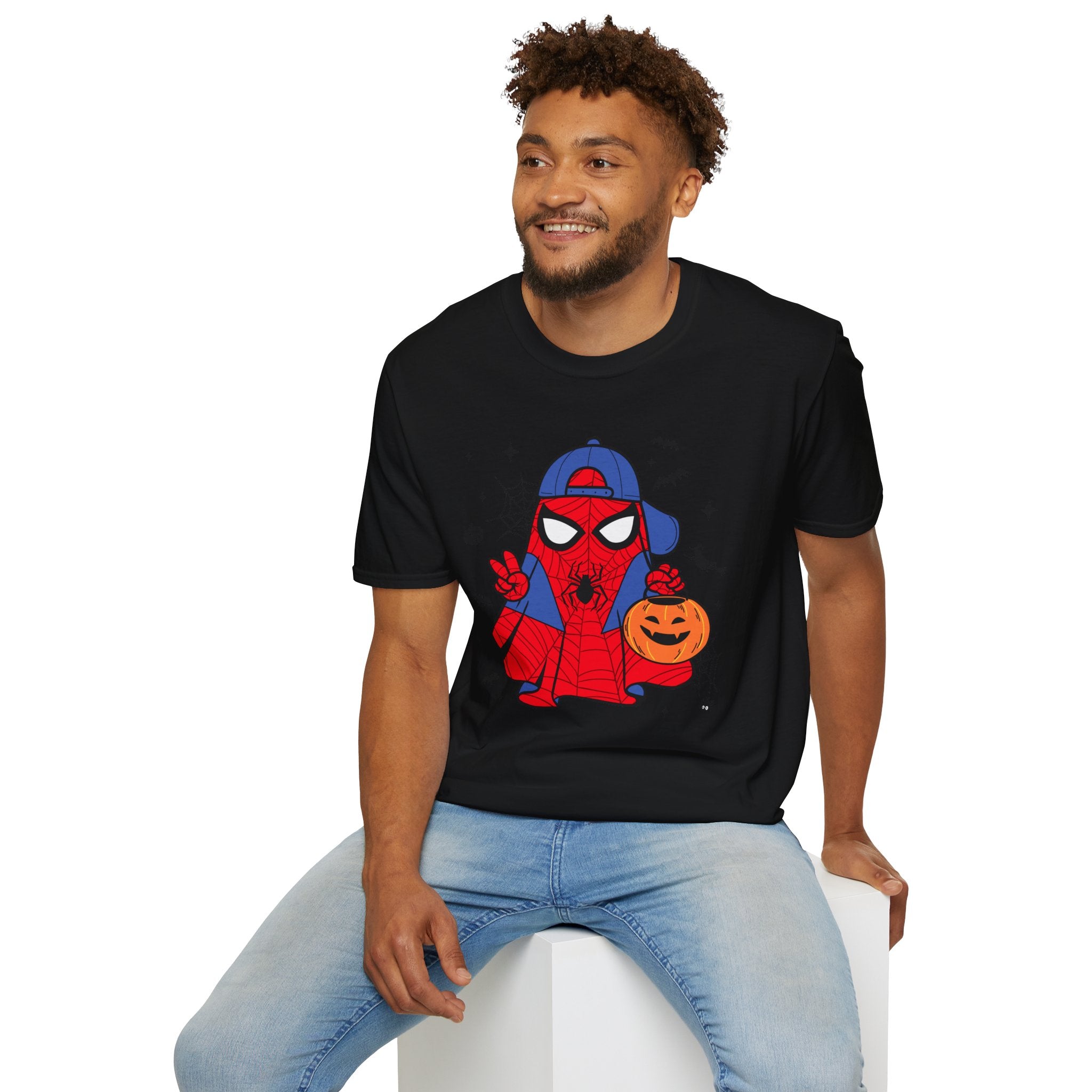 Spidey Trick-or-Treat T-Shirt — Cute Halloween Spider-Man Costume Tee