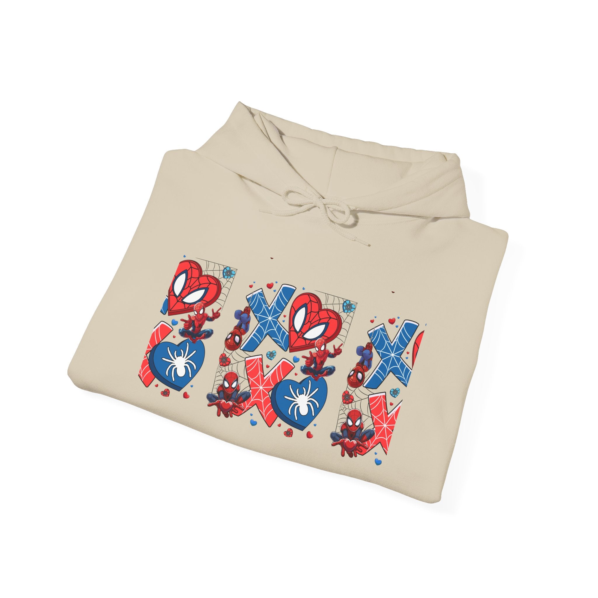 Spider-Man Hearts and Stars Hoodie | Love Design