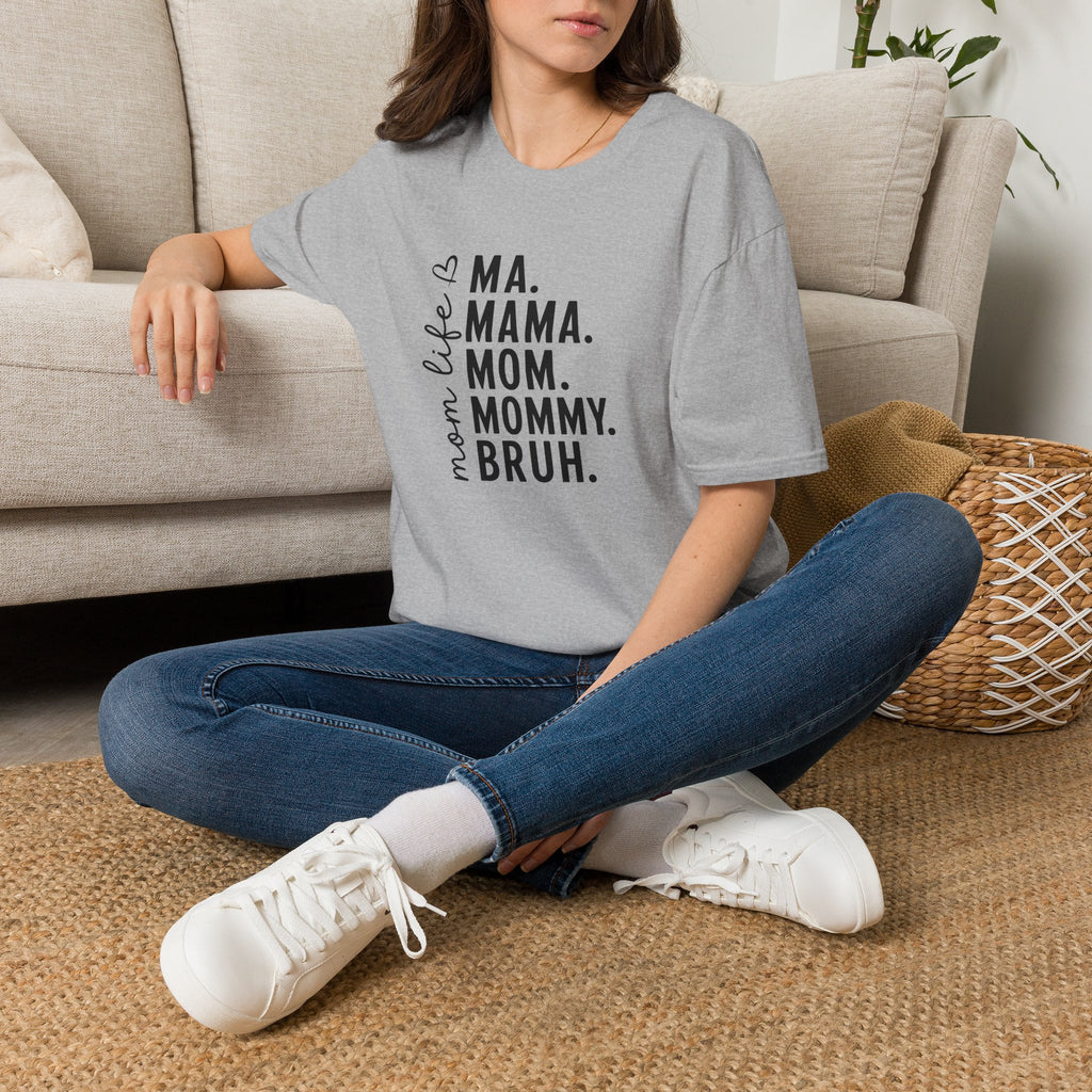 Mom Life T‑Shirt — Ma. Mama. Mom. Mommy. Graphic Tee