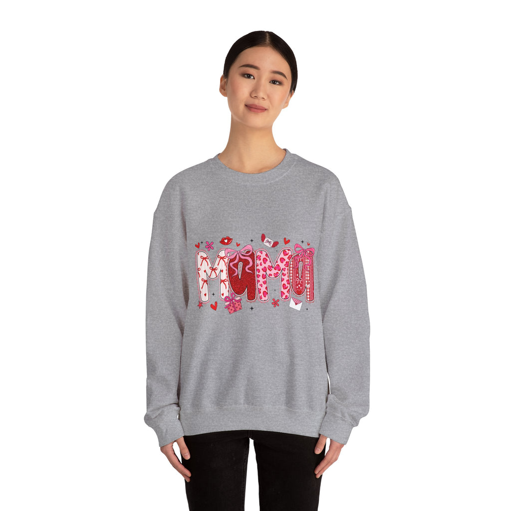 Heart Graphic Sweatshirt - Cute Valentine’s Day