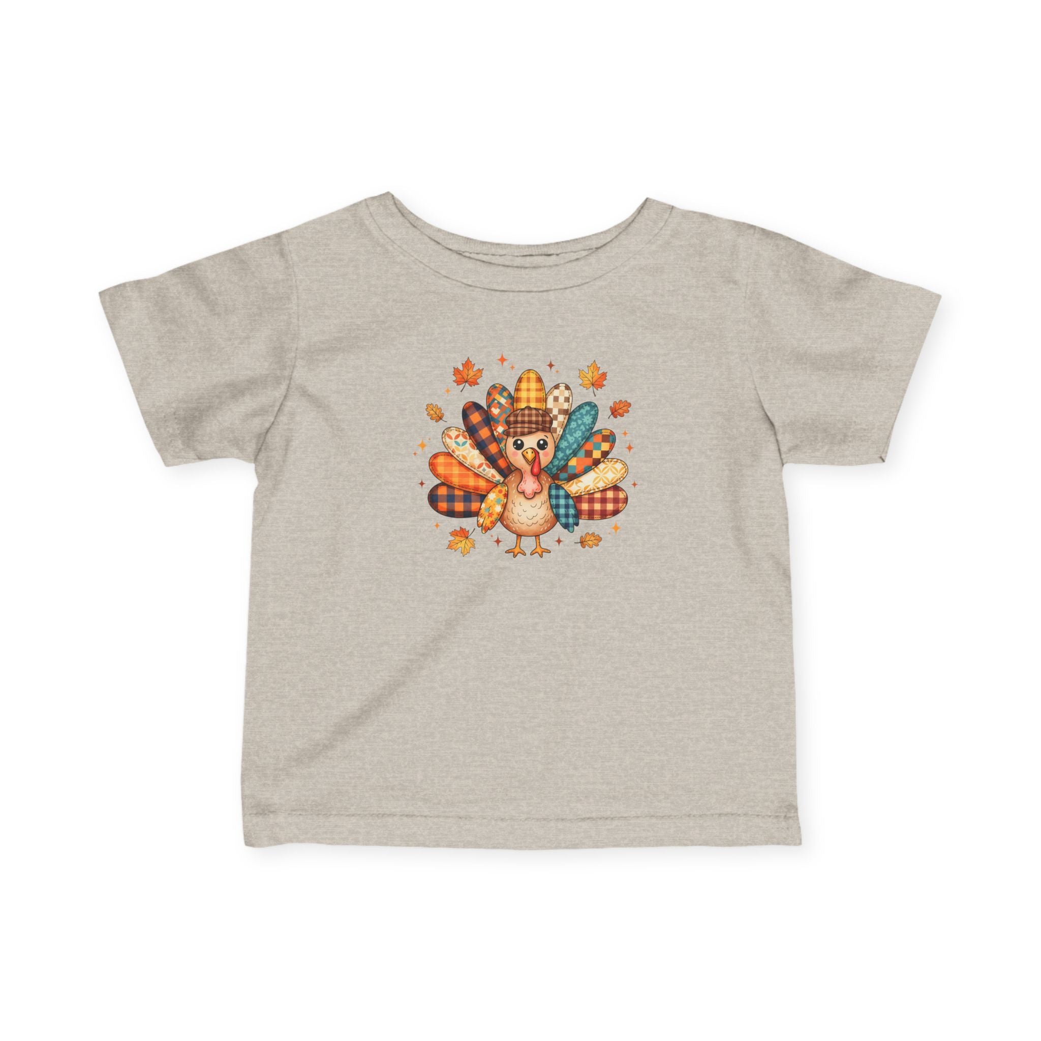 Infant Tee — Cute Thanksgiving Turkey Graphic Baby Shirt