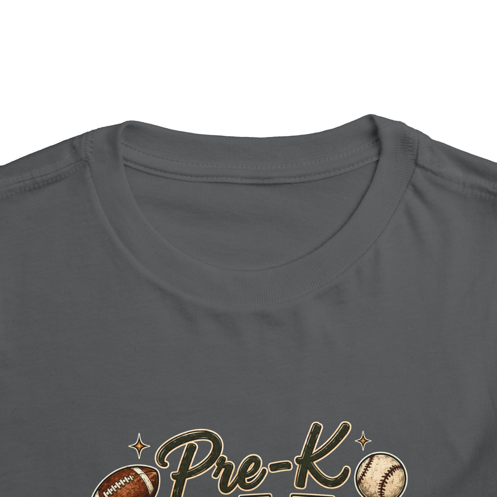 Pre-K Grade Toddler Tee — Back to School Sports Design