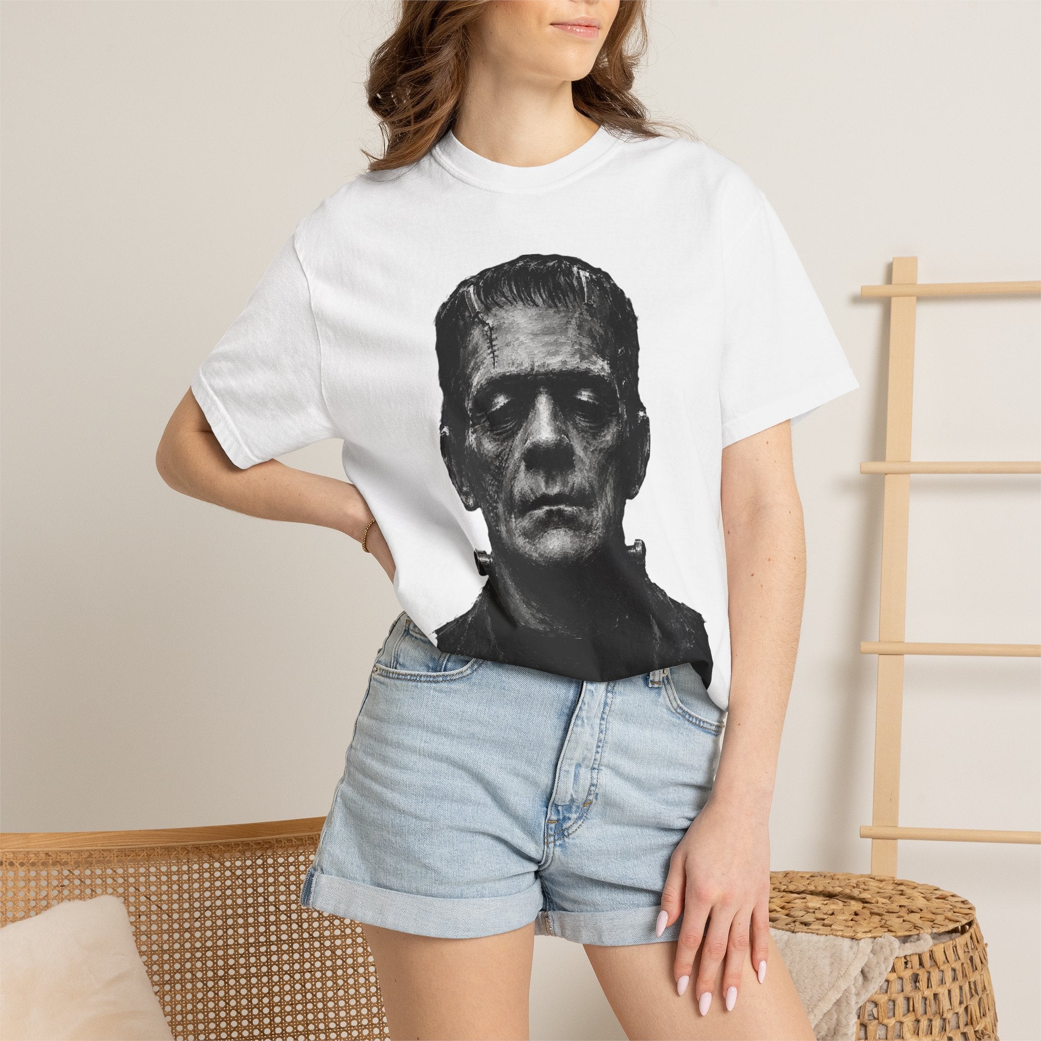 Portrait T-Shirt — Vintage Horror Monster Tee