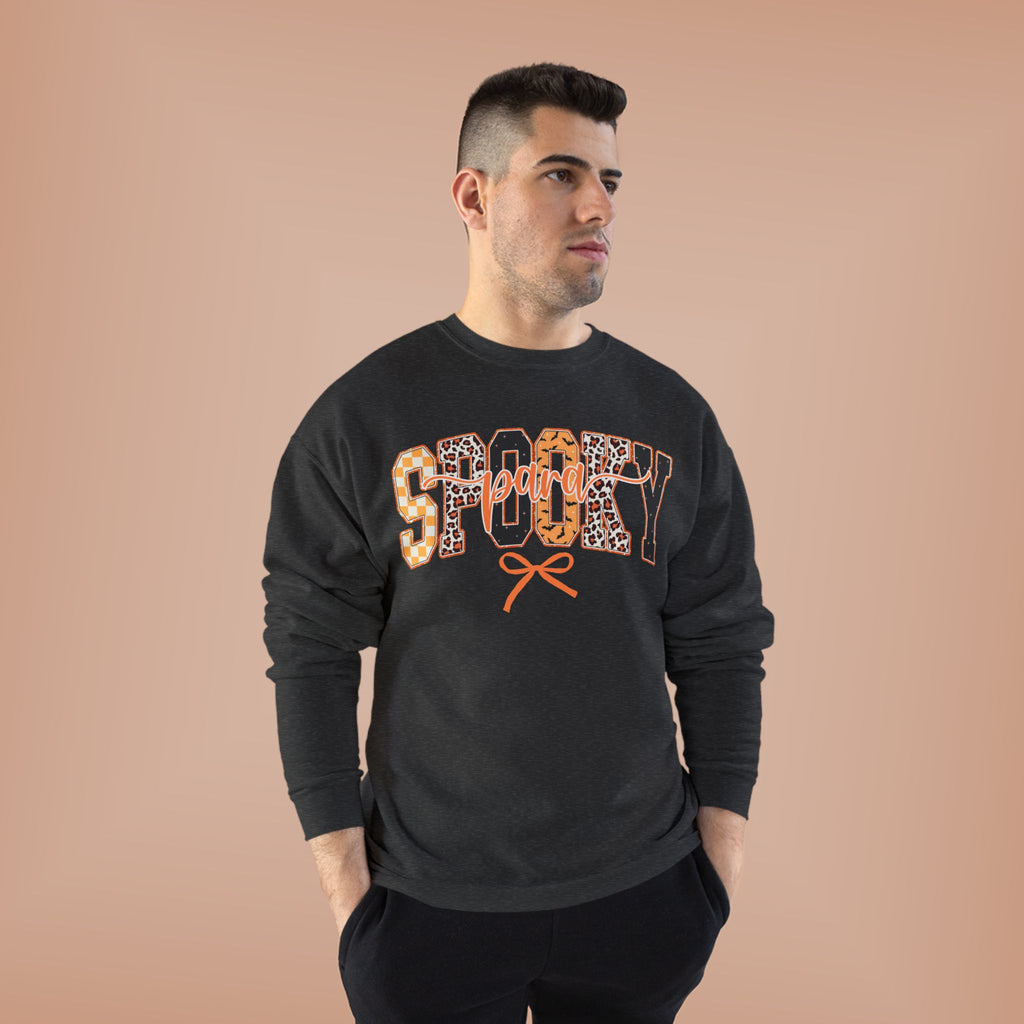 Spooky Leopard Halloween Crewneck Sweatshirt