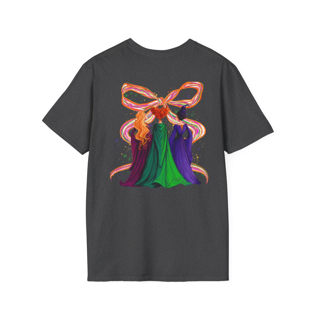 Hocus Pocus Halloween T‑Shirt — Colorful Witch Sisters Movie Tribute