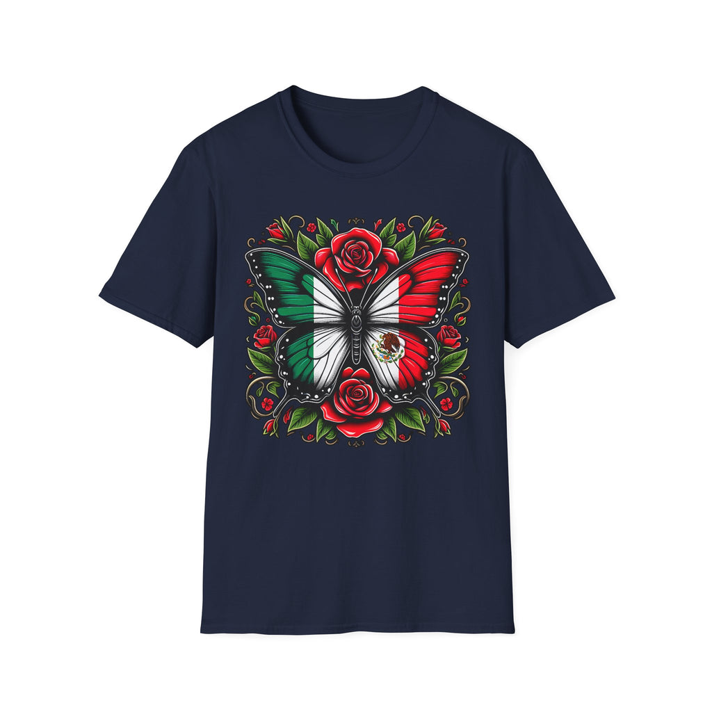 Mexican Flag Butterfly T-Shirt — Rose & Eagle Graphic Tee