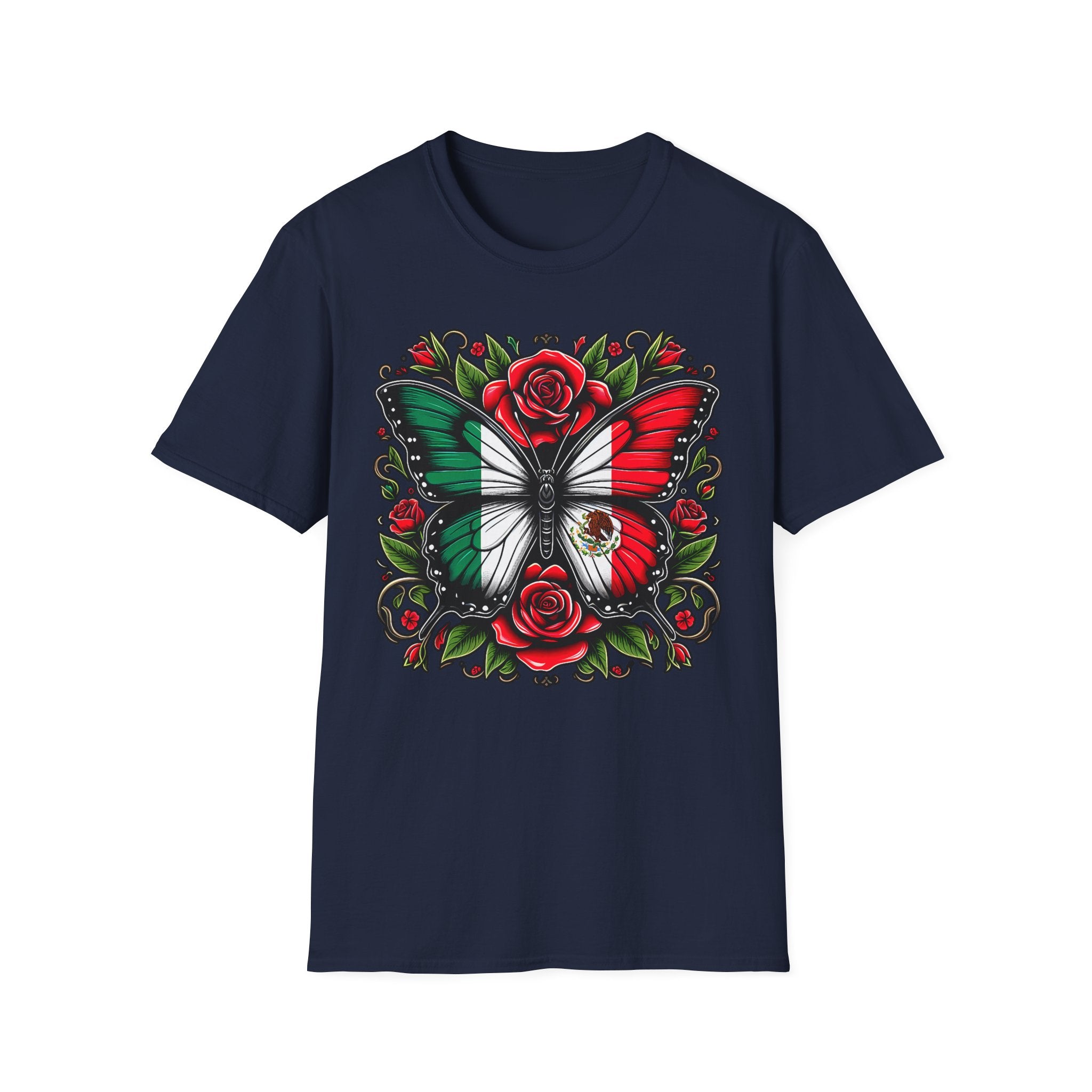 Mexican Flag Butterfly T-Shirt — Rose & Eagle Graphic Tee