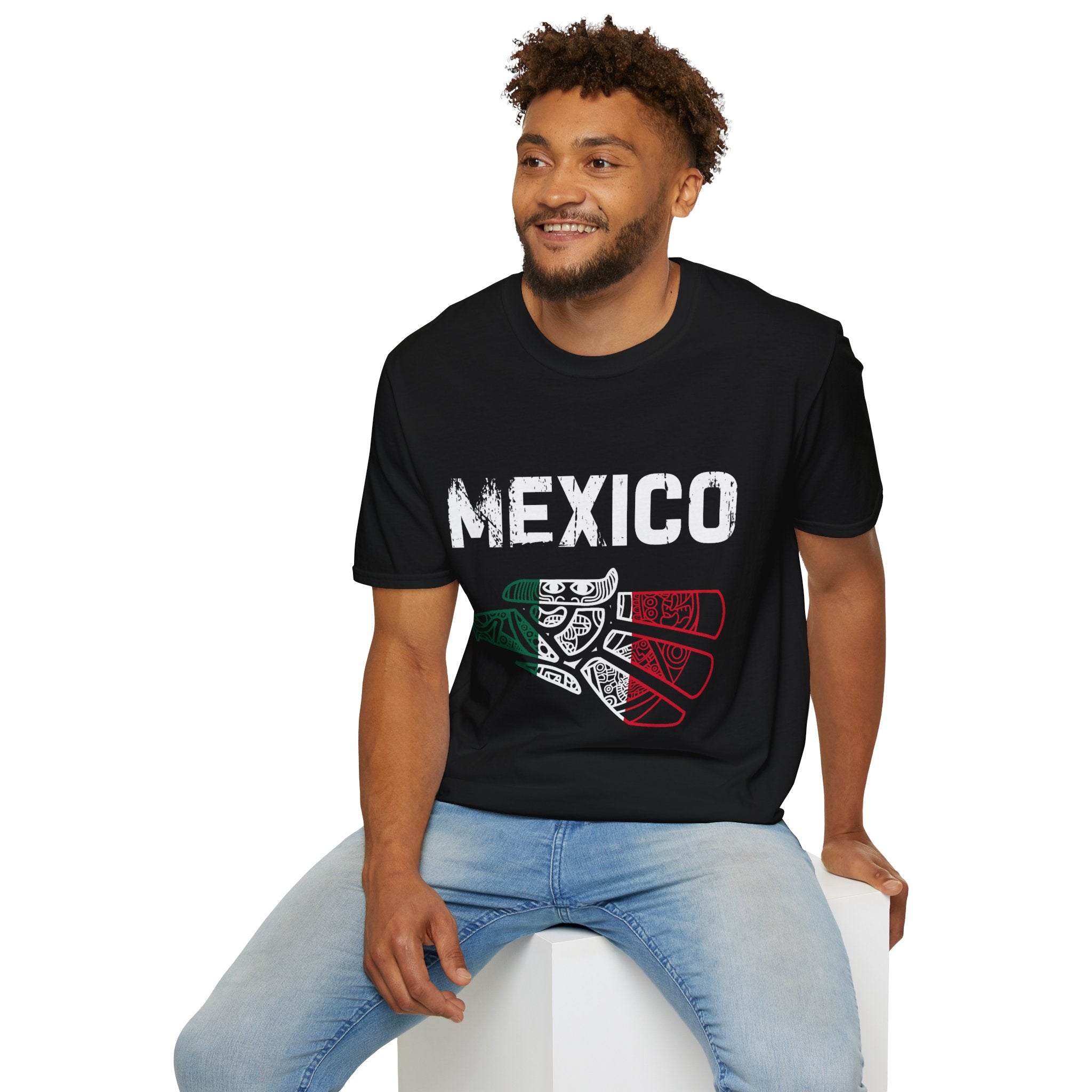 Mexico Flag Guitar T-Shirt — Mexican Pride Music Tee