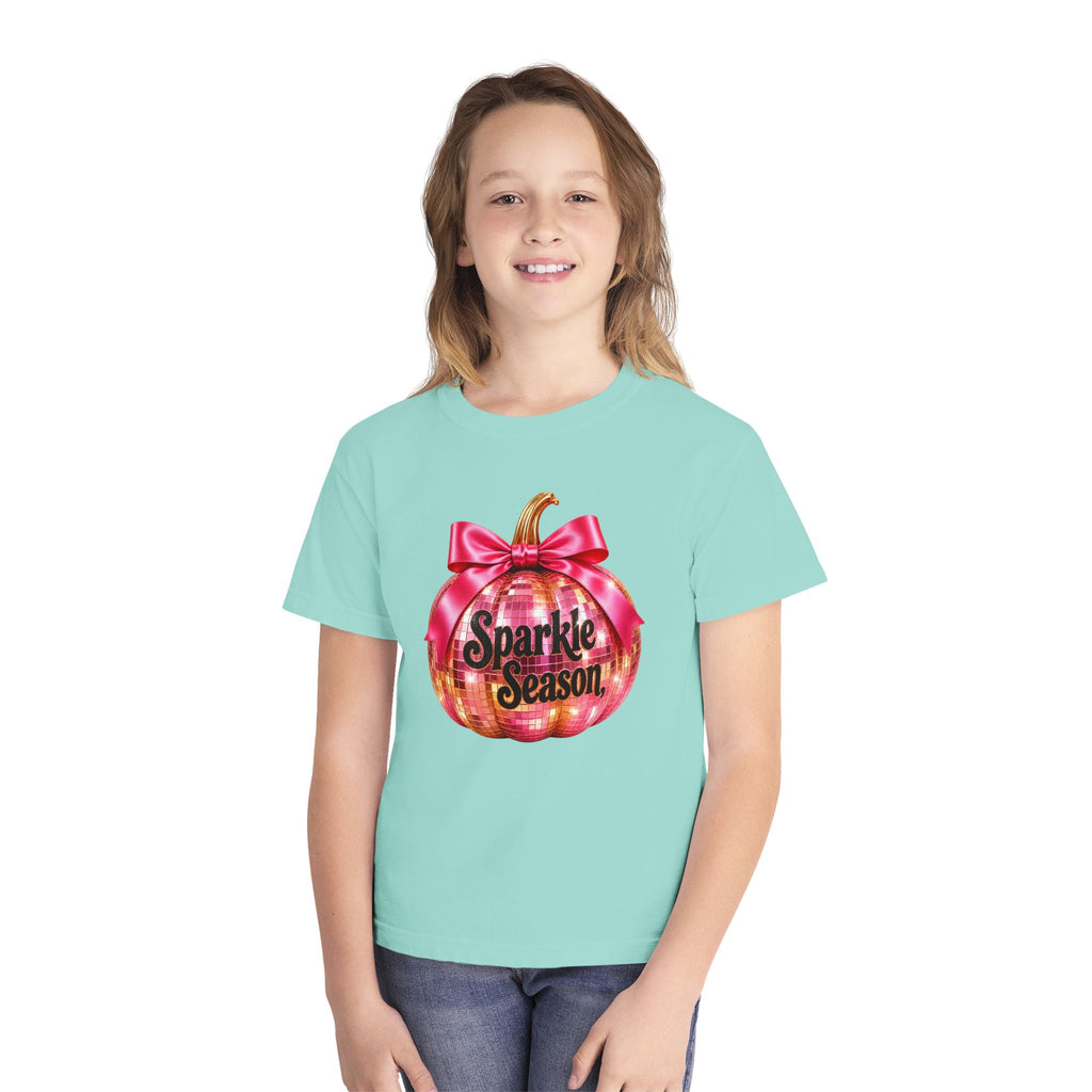 Sparkle Season Pumpkin Youth T‑Shirt