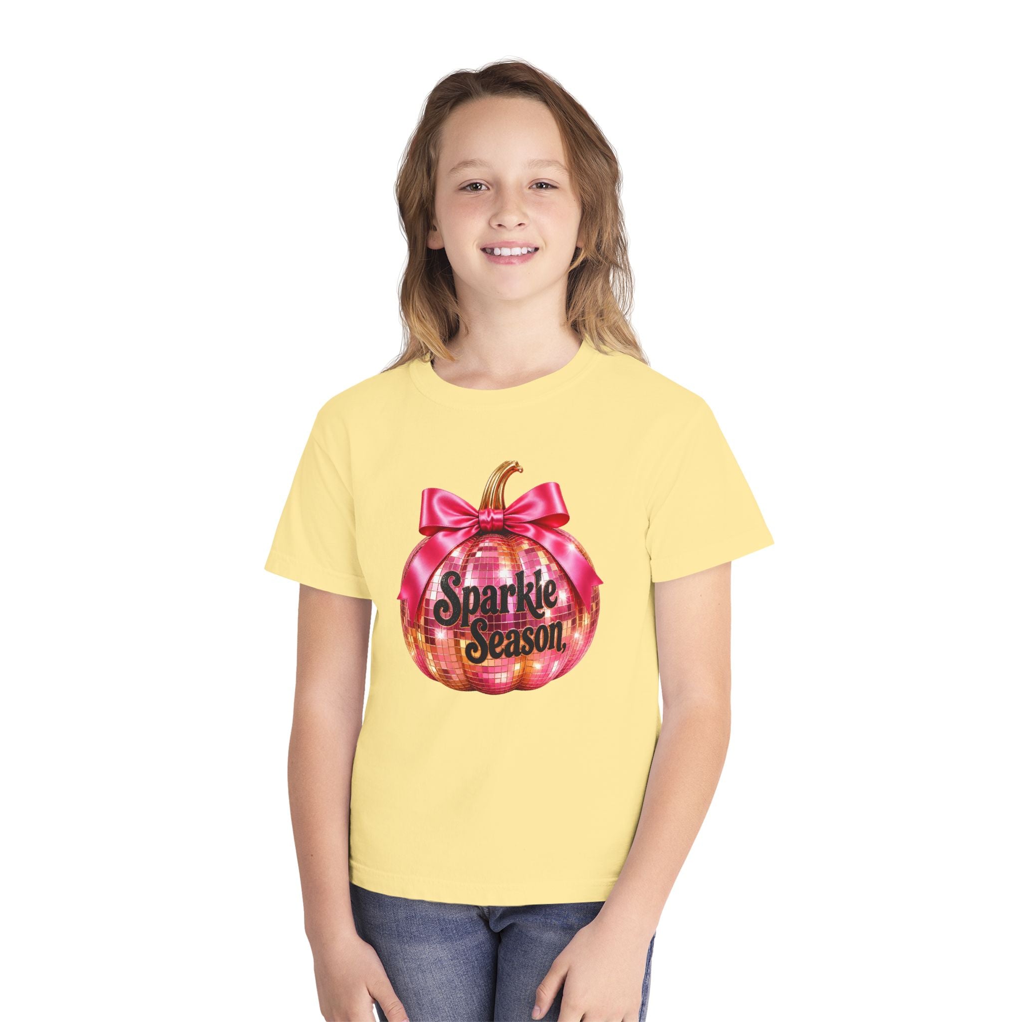 Sparkle Season Pumpkin Youth T‑Shirt