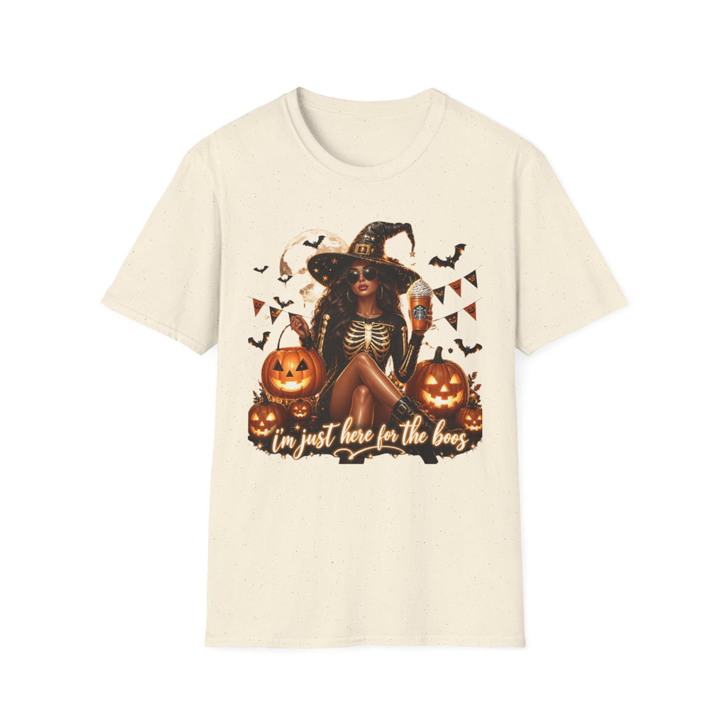 Halloween Witch T-Shirt — "And Just Here in the Boo" Graphic Tee
