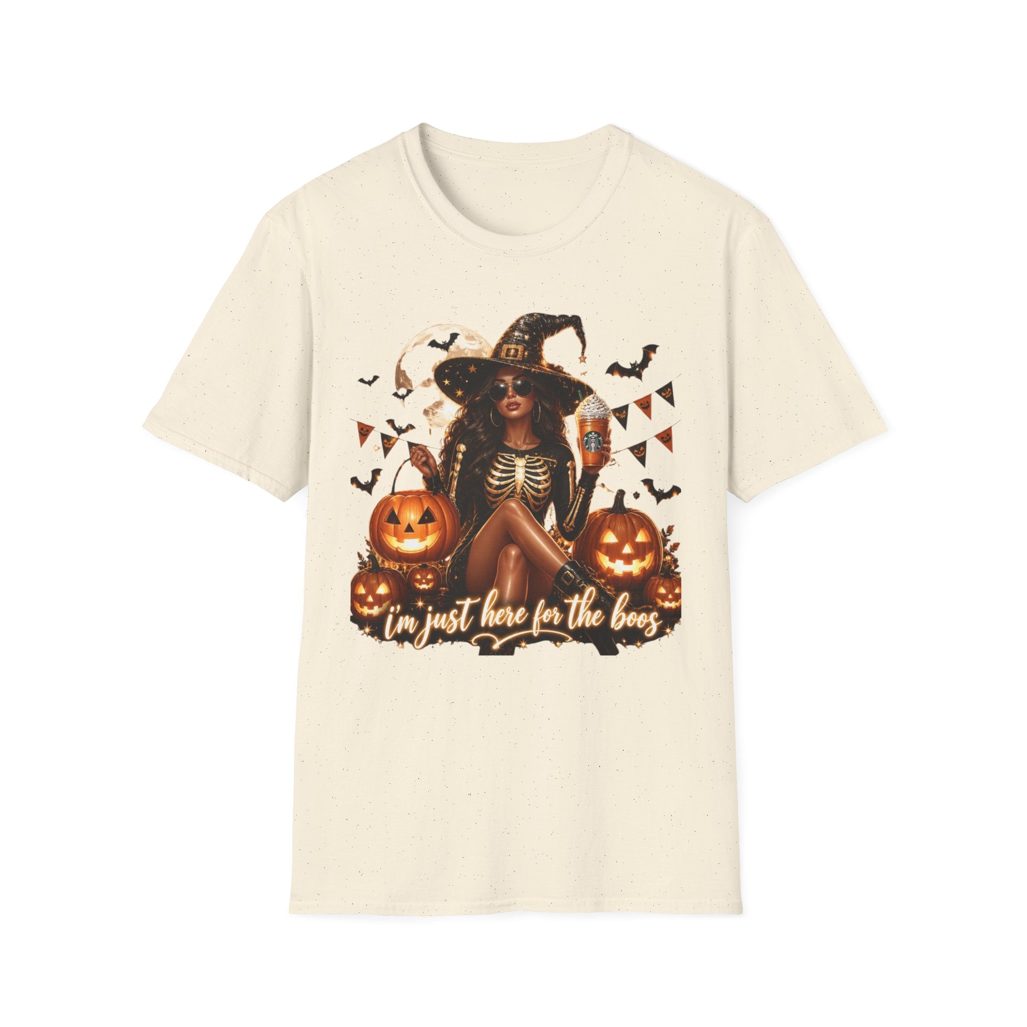 Halloween Witch T-Shirt — "And Just Here in the Boo" Graphic Tee
