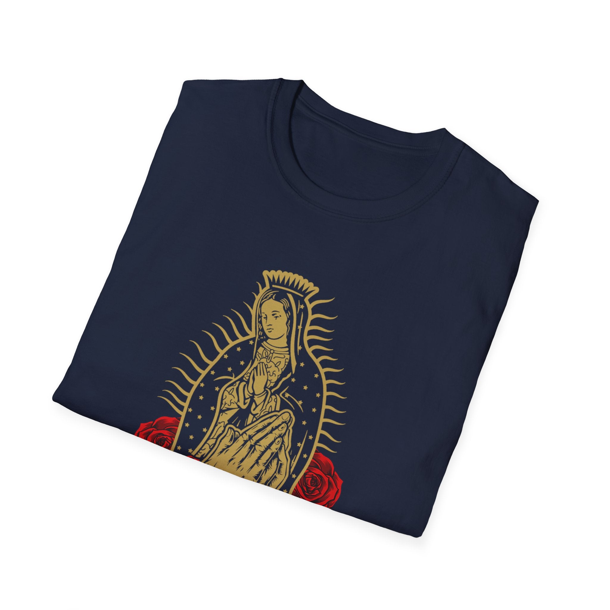 Our Lady of Guadalupe T-Shirt | Virgin Mary illustration, roses