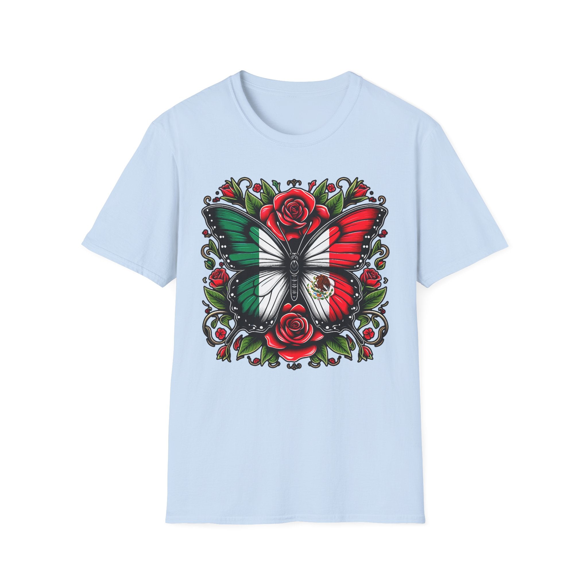 Mexican Flag Butterfly T-Shirt — Rose & Eagle Graphic Tee