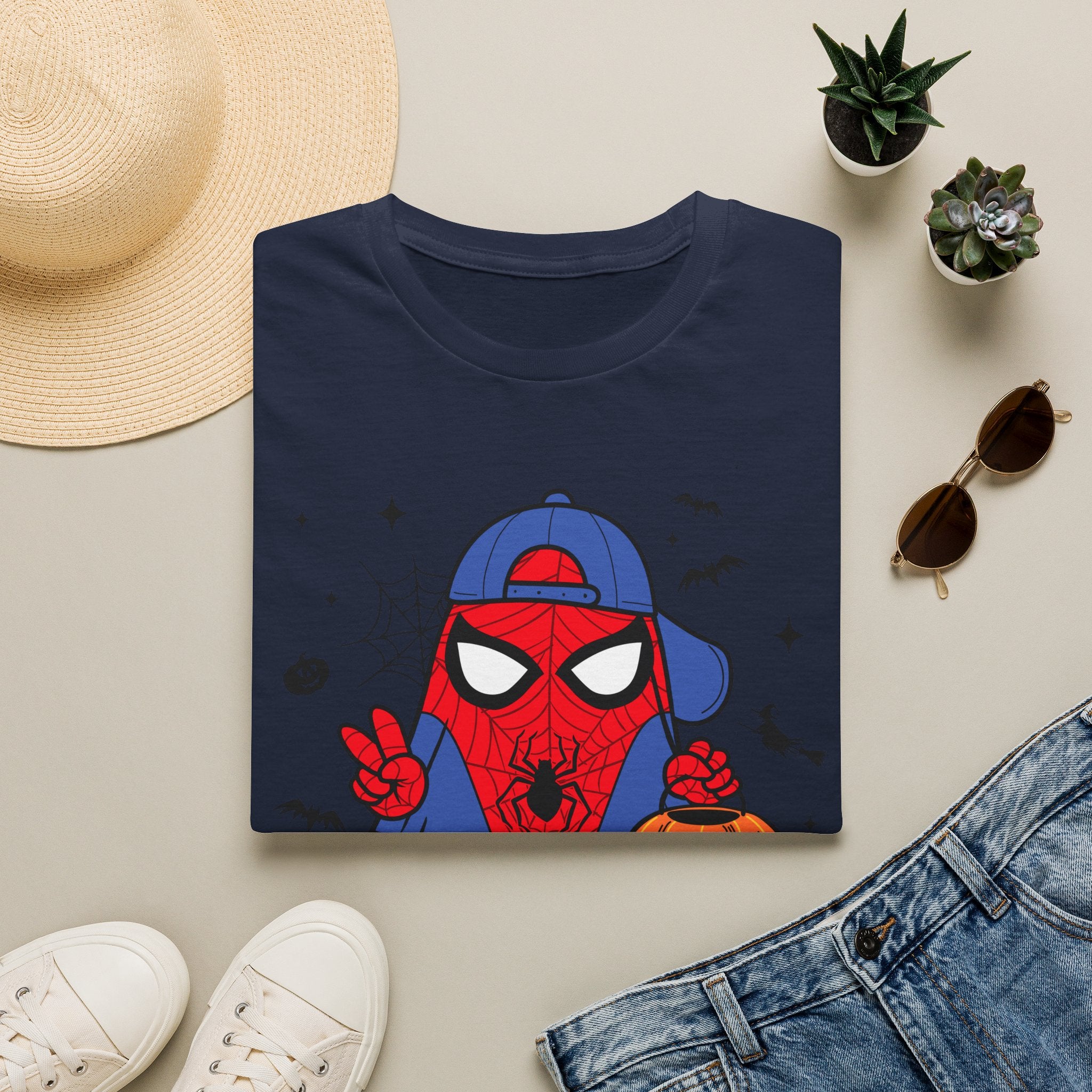 Spidey Trick-or-Treat T-Shirt — Cute Halloween Spider-Man Costume Tee