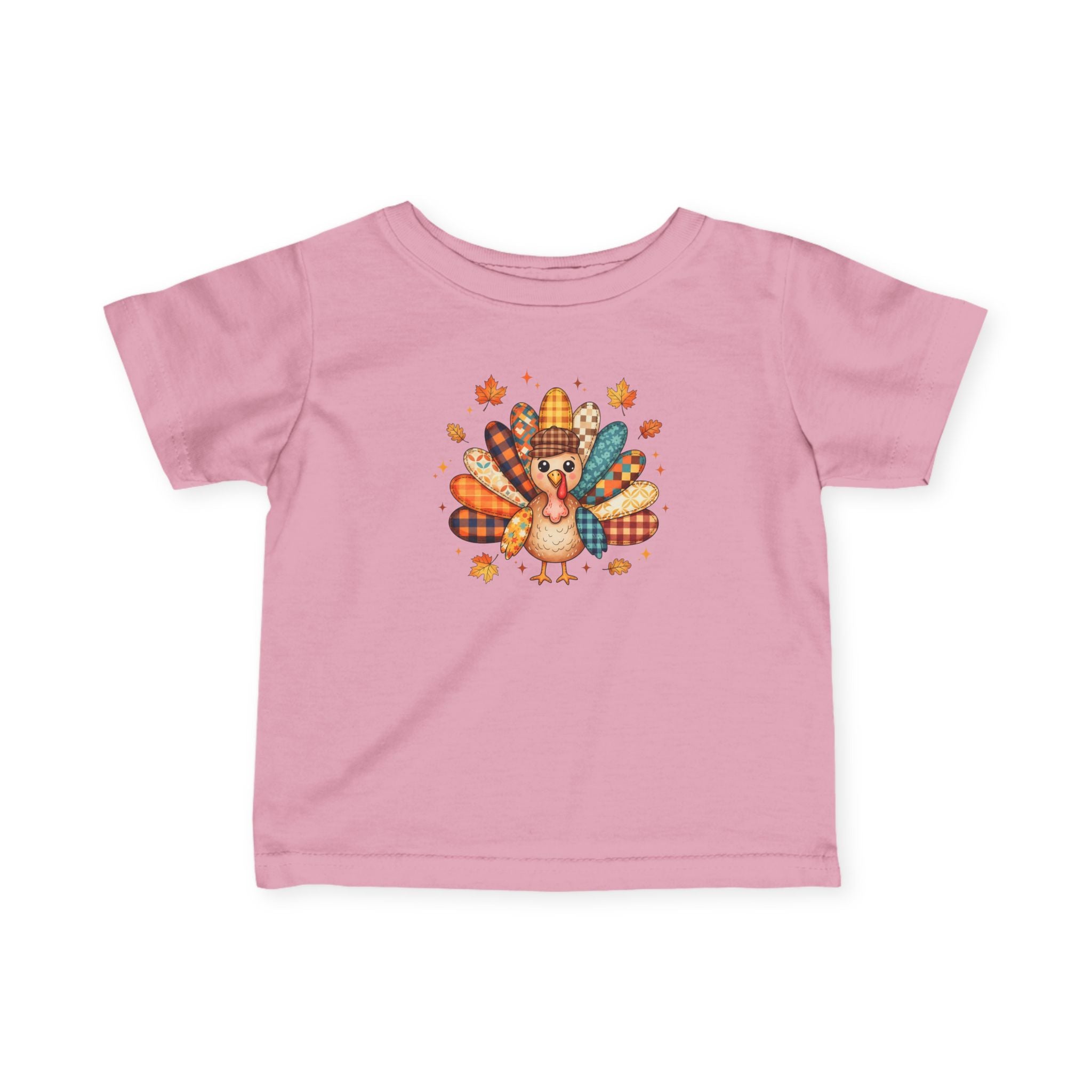 Infant Tee — Cute Thanksgiving Turkey Graphic Baby Shirt