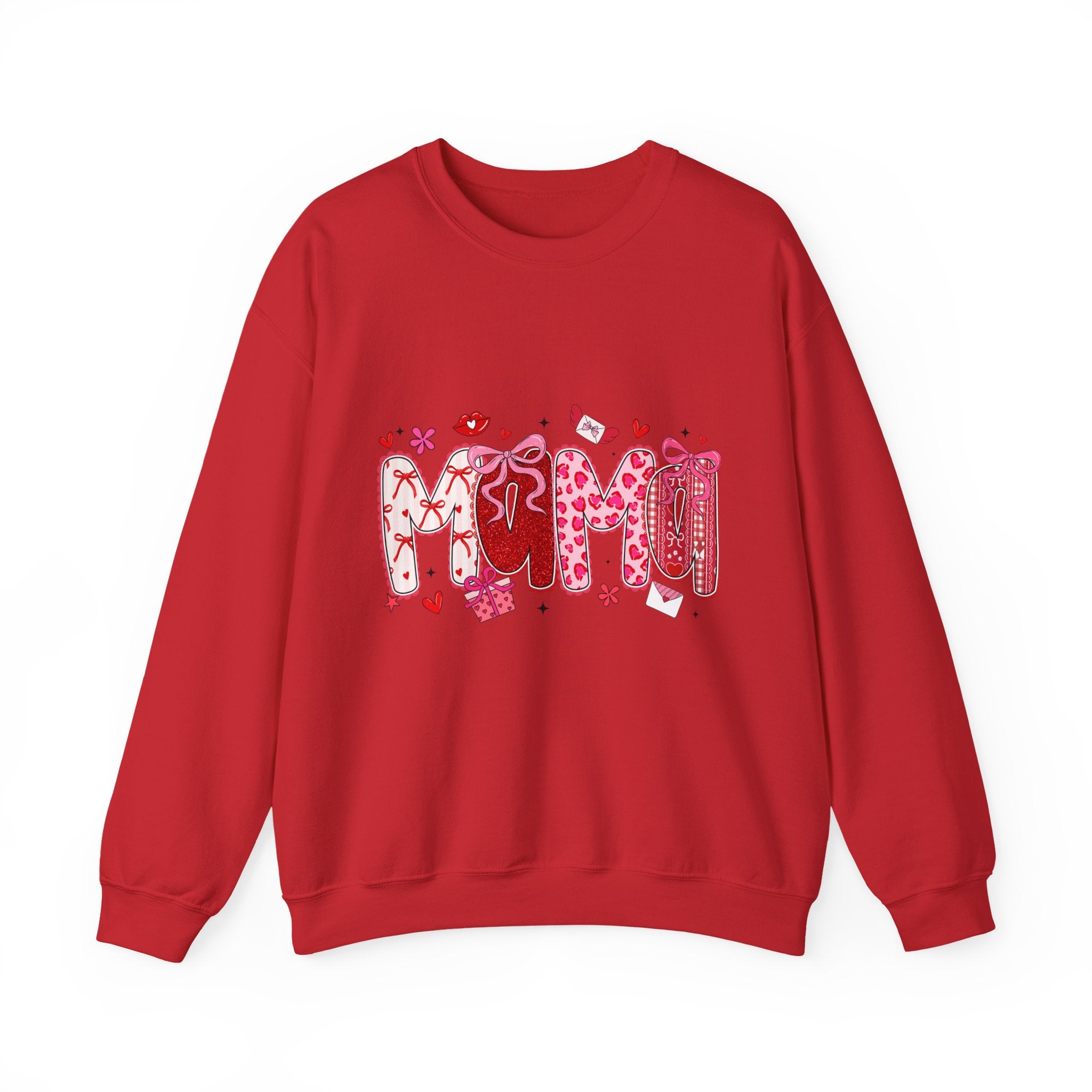 Heart Graphic Sweatshirt - Cute Valentine’s Day