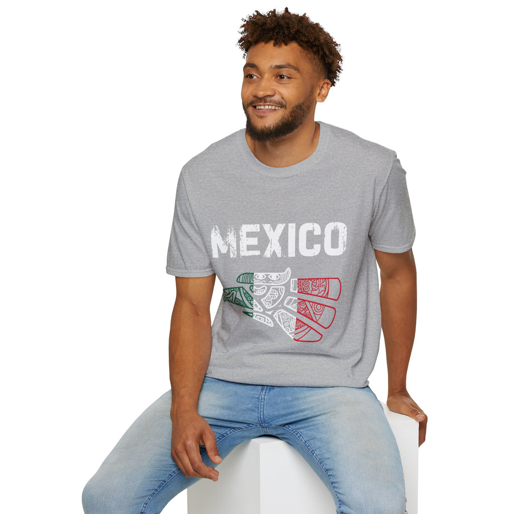 Mexico Flag Guitar T-Shirt — Mexican Pride Music Tee
