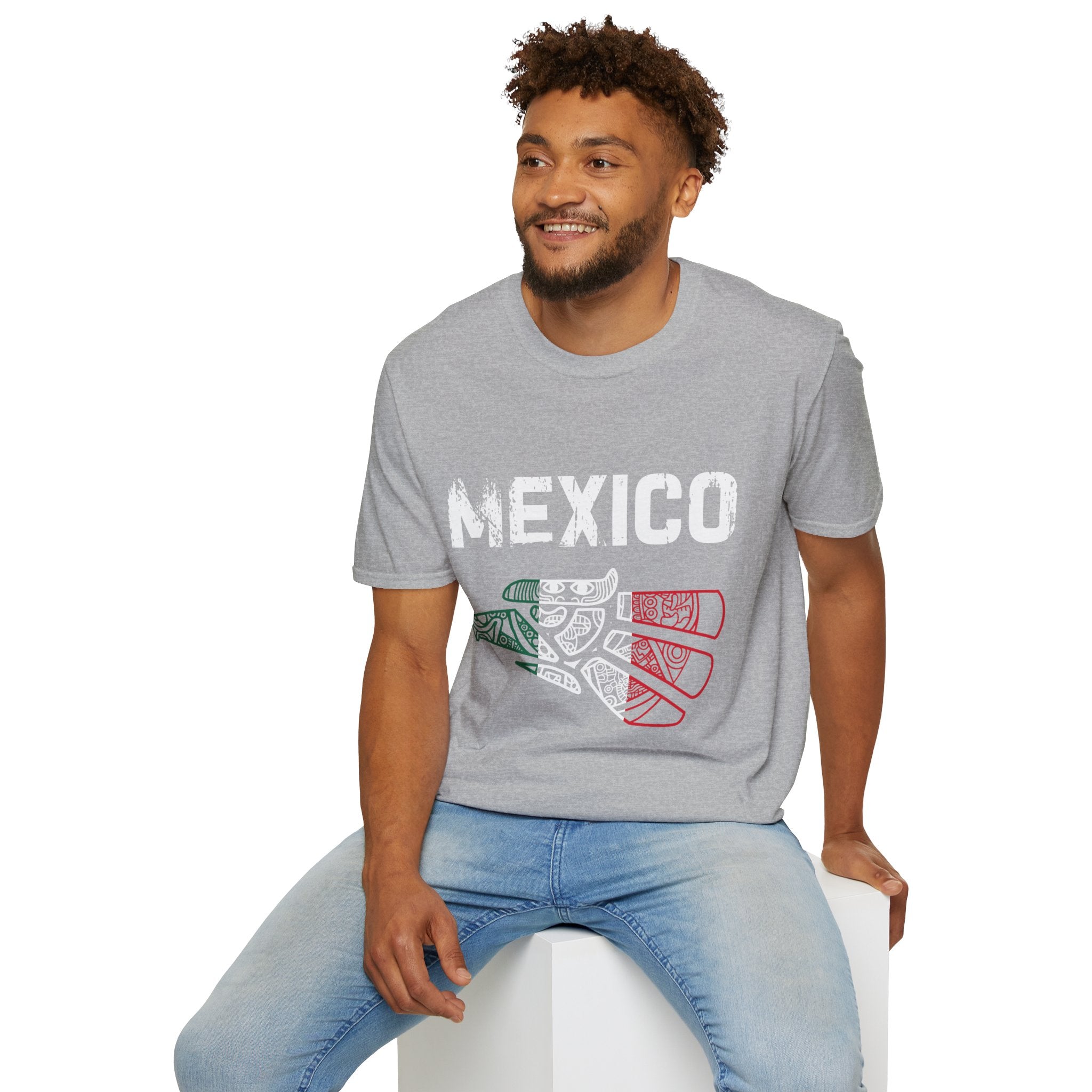 Mexico Flag Guitar T-Shirt — Mexican Pride Music Tee