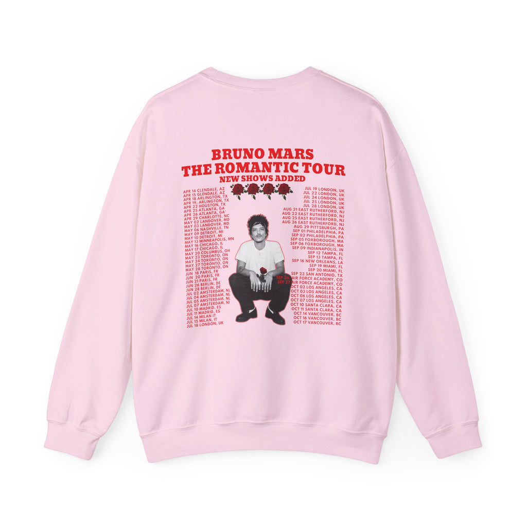 Tour Crewneck Sweatshirt — The Romantic Tour Graphic