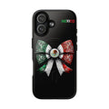 Mexican Flag Bow Tough Magnetic Phone Case — Patriotic Mexico iPhone Cover